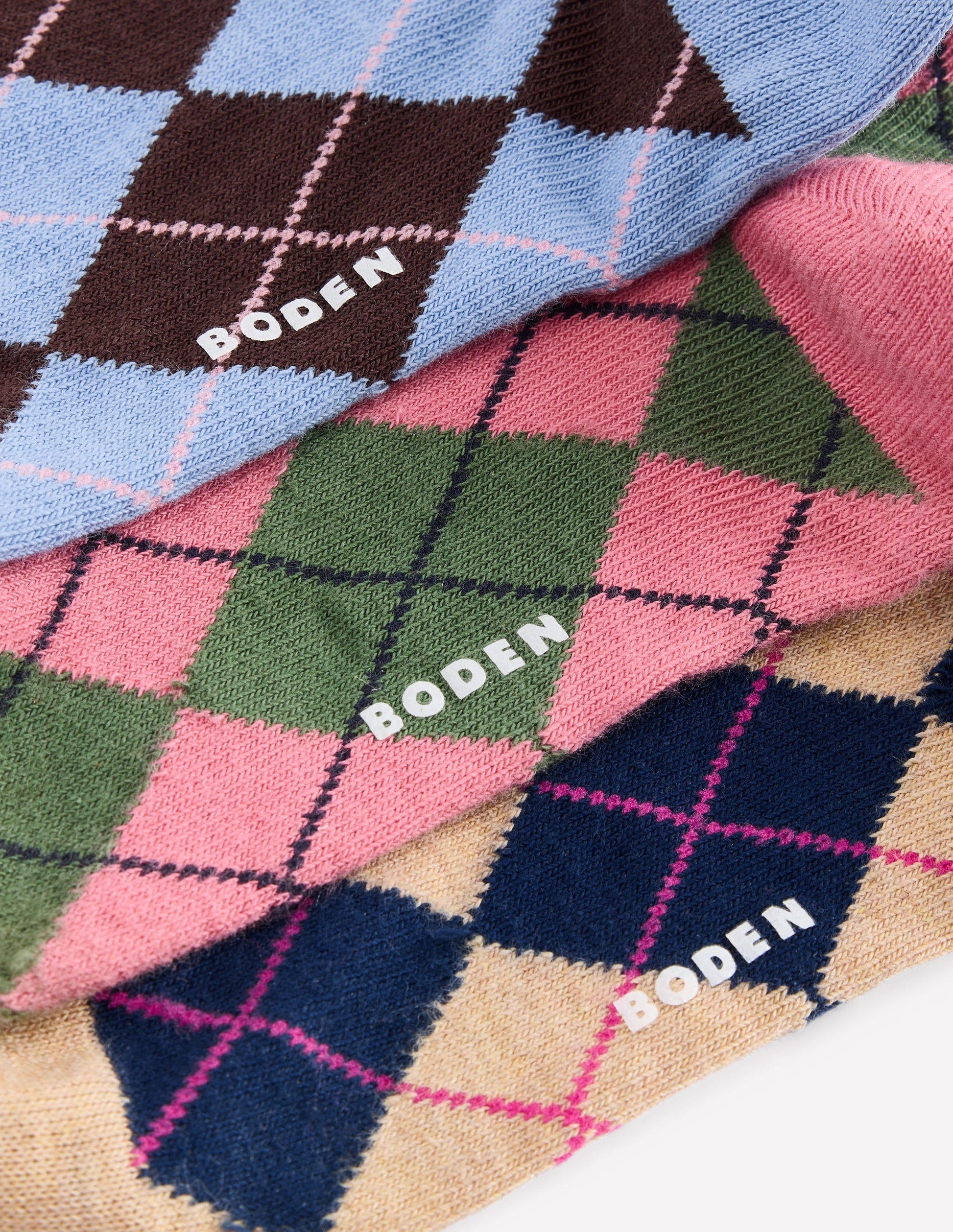 Argyle Socks 3-pack-Argyle Pack-3
