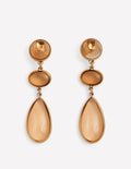 Jewel Tear Earrings-Topaz