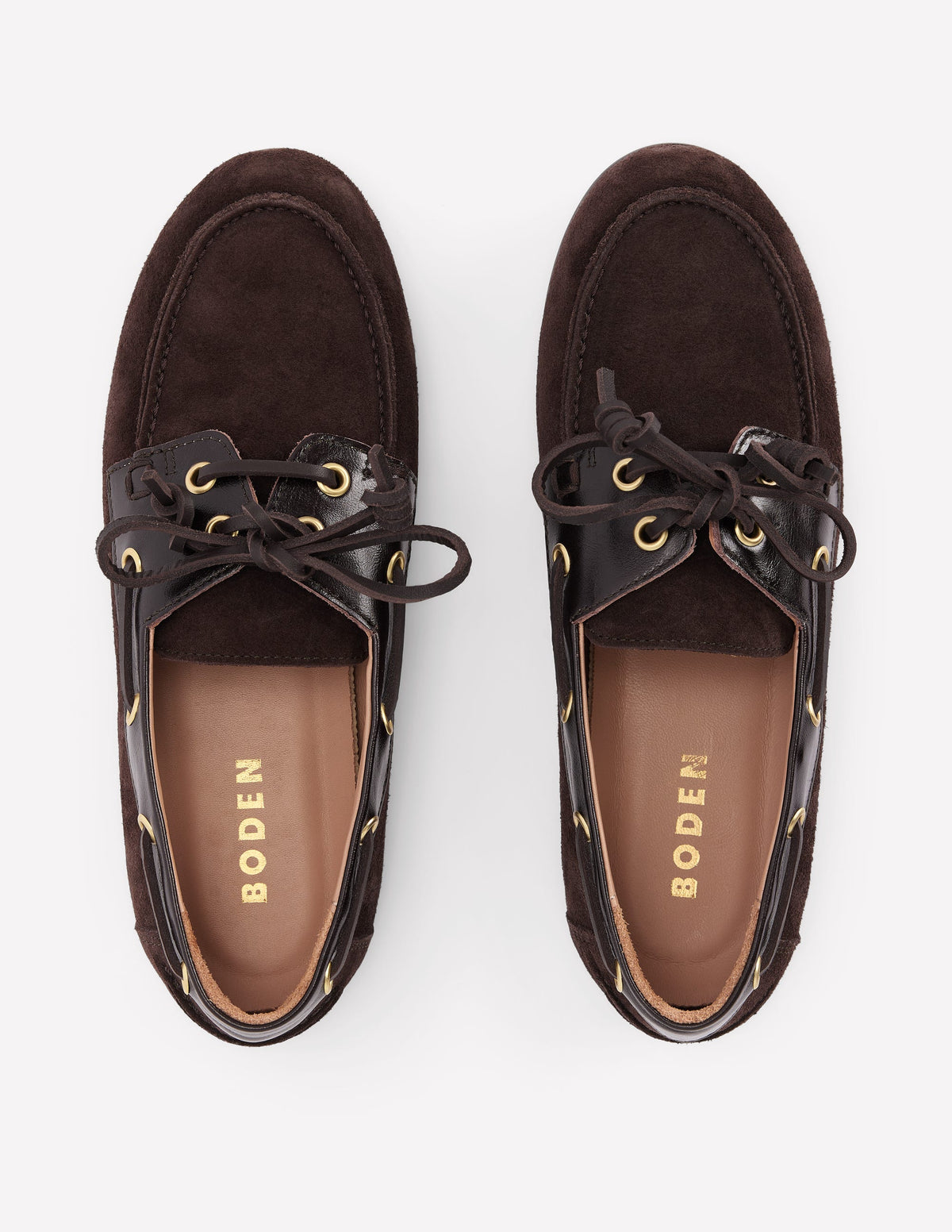 Lace-Up Boat Shoes-Bitter Chocolate-5