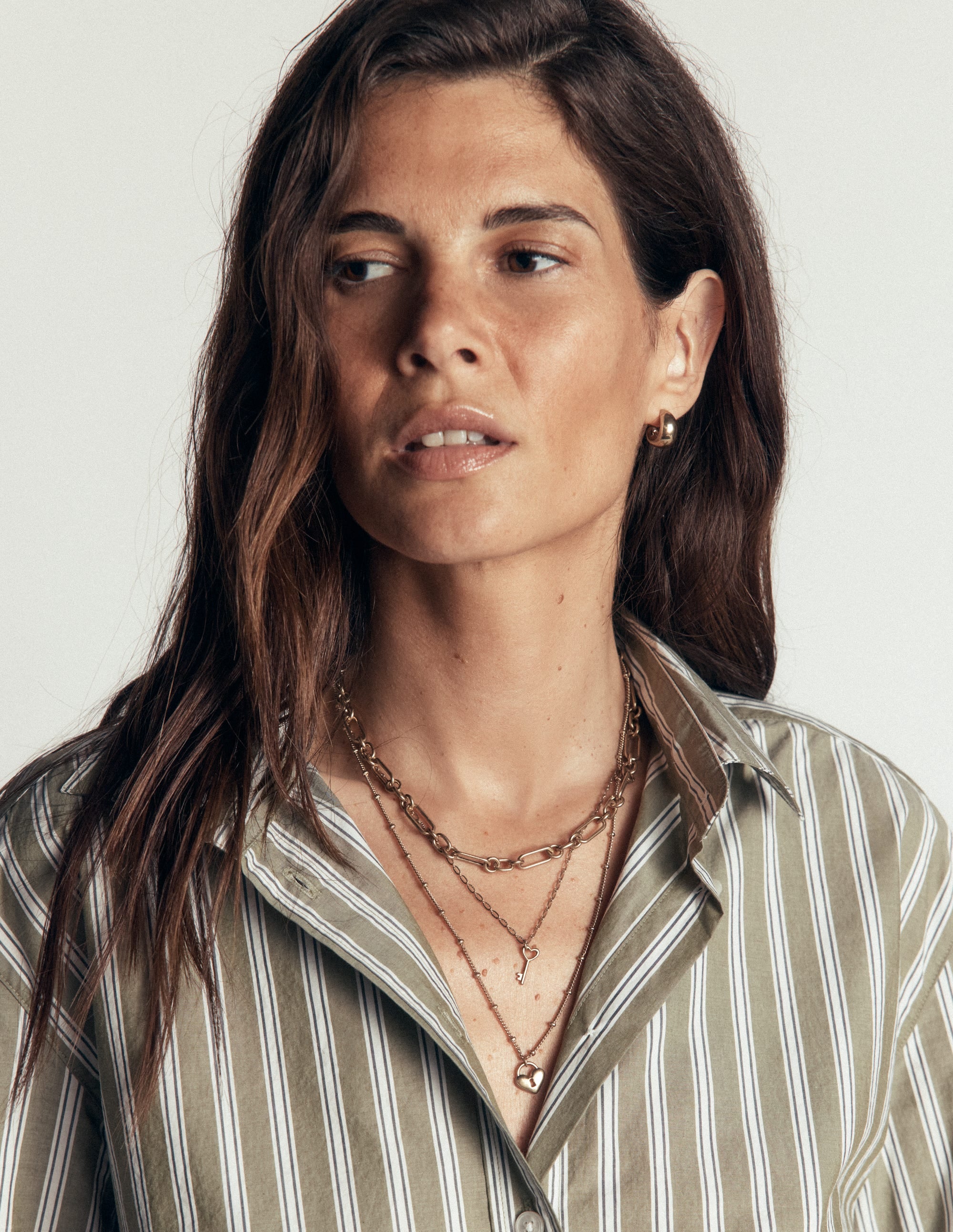 Love Lock Layer Necklace-Gold - Image 2
