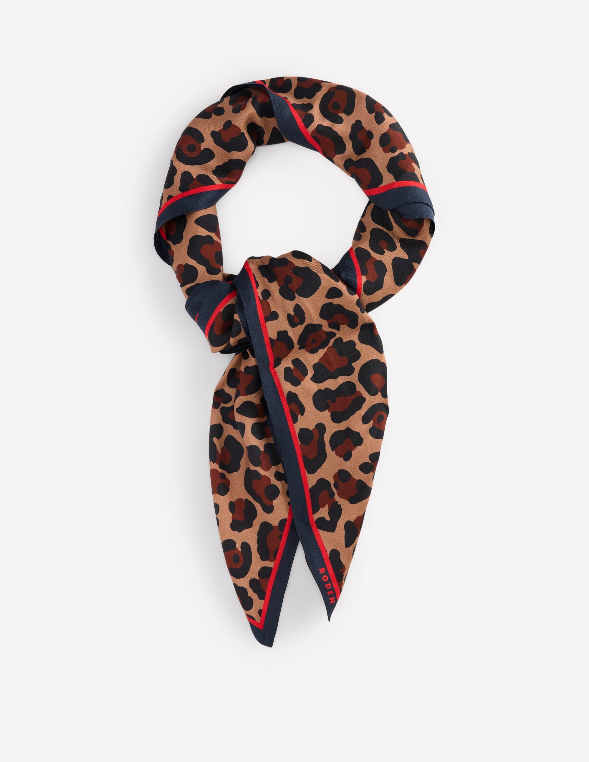 Elisabeth Large Silk Scarf-Multi, Cheetah Pop - Image 1