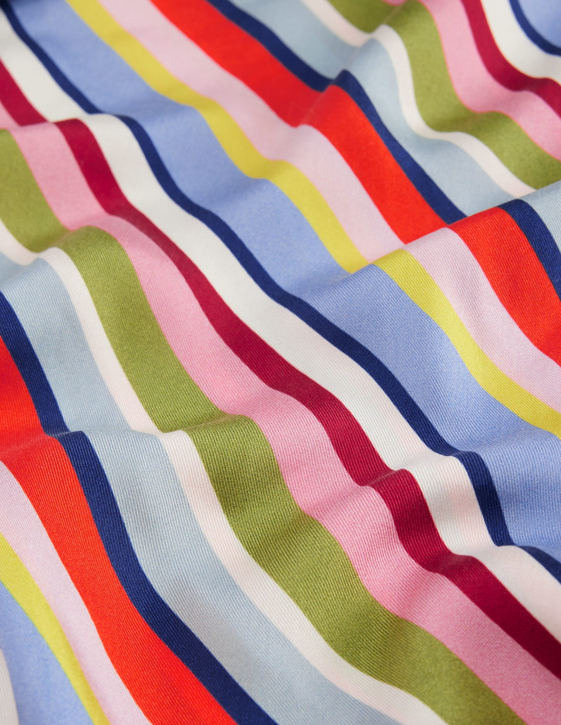 Elisabeth Large Silk Scarf-Multi, Diagonal Rainbow Stripe-4