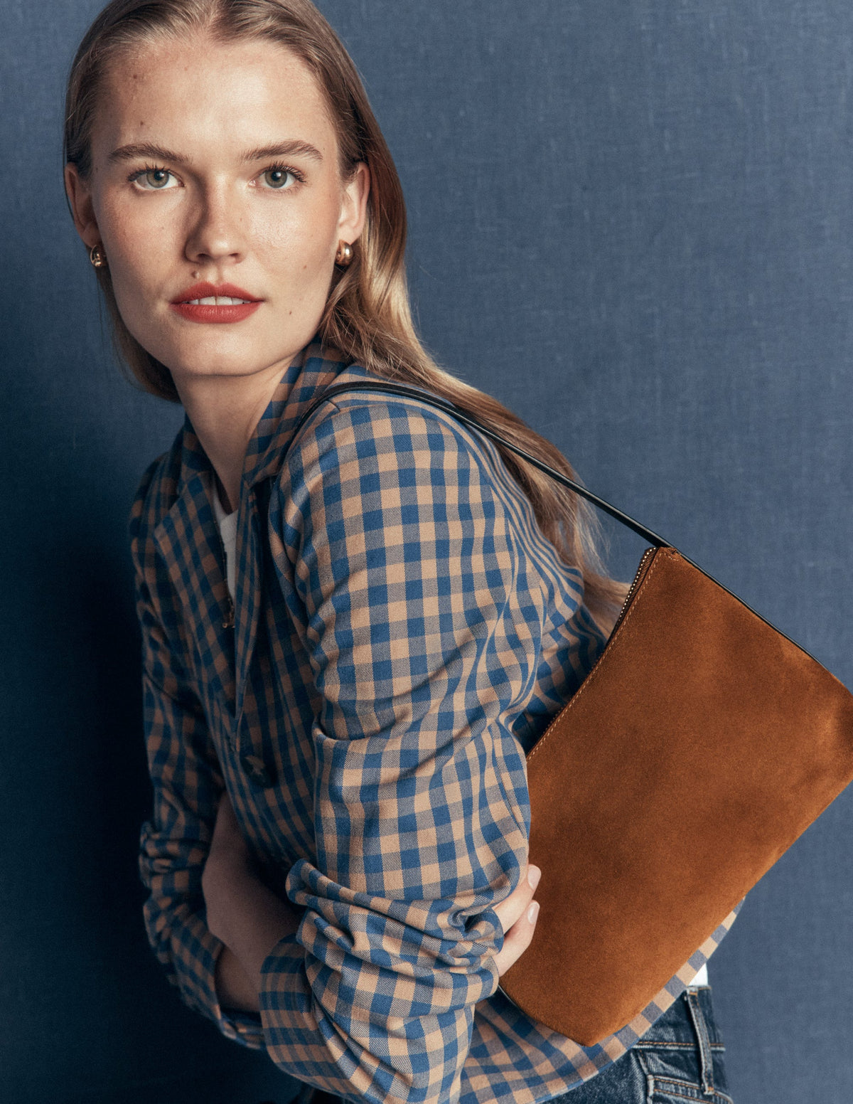 Allegra Slouchy Small Bag-Tan-2