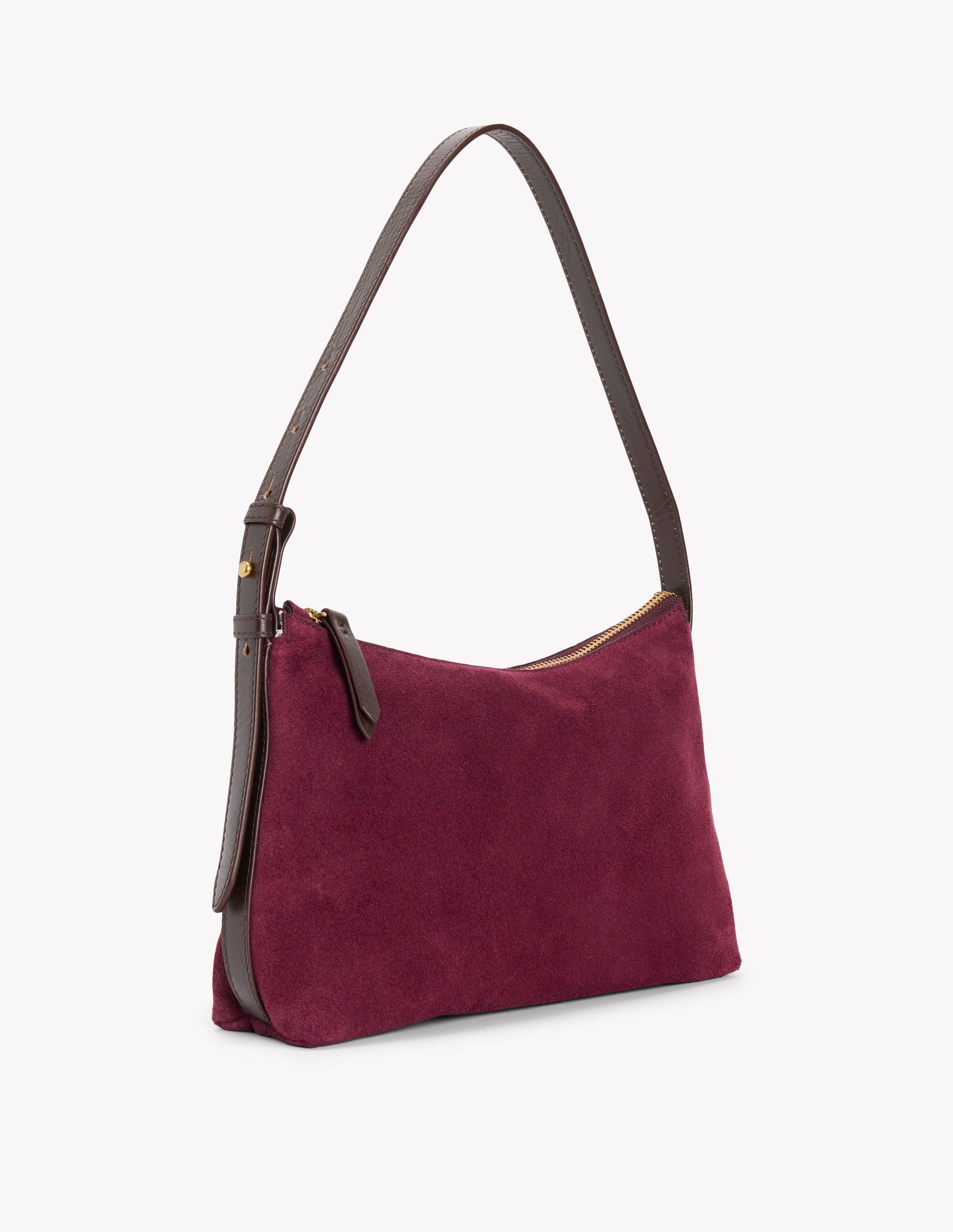 Allegra Slouchy Small Bag-Burgundy-3