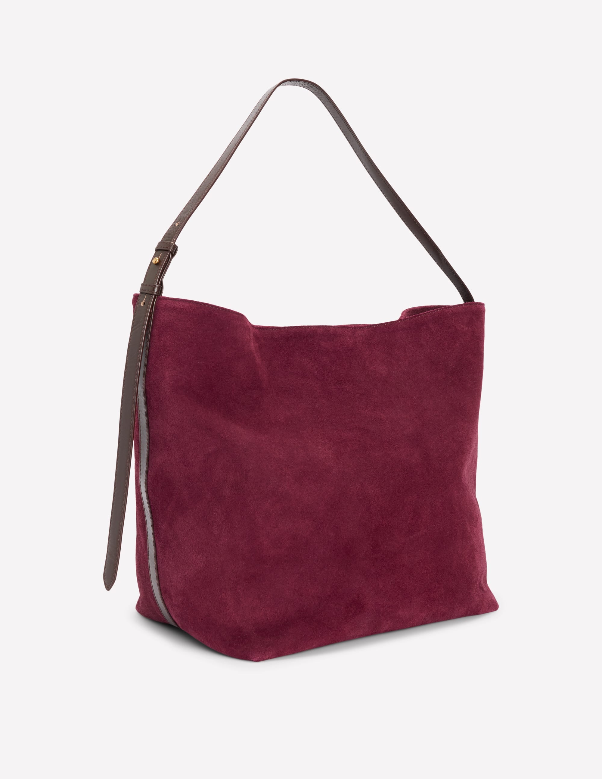Allegra Medium Slouchy Tote-Burgundy - Image 3