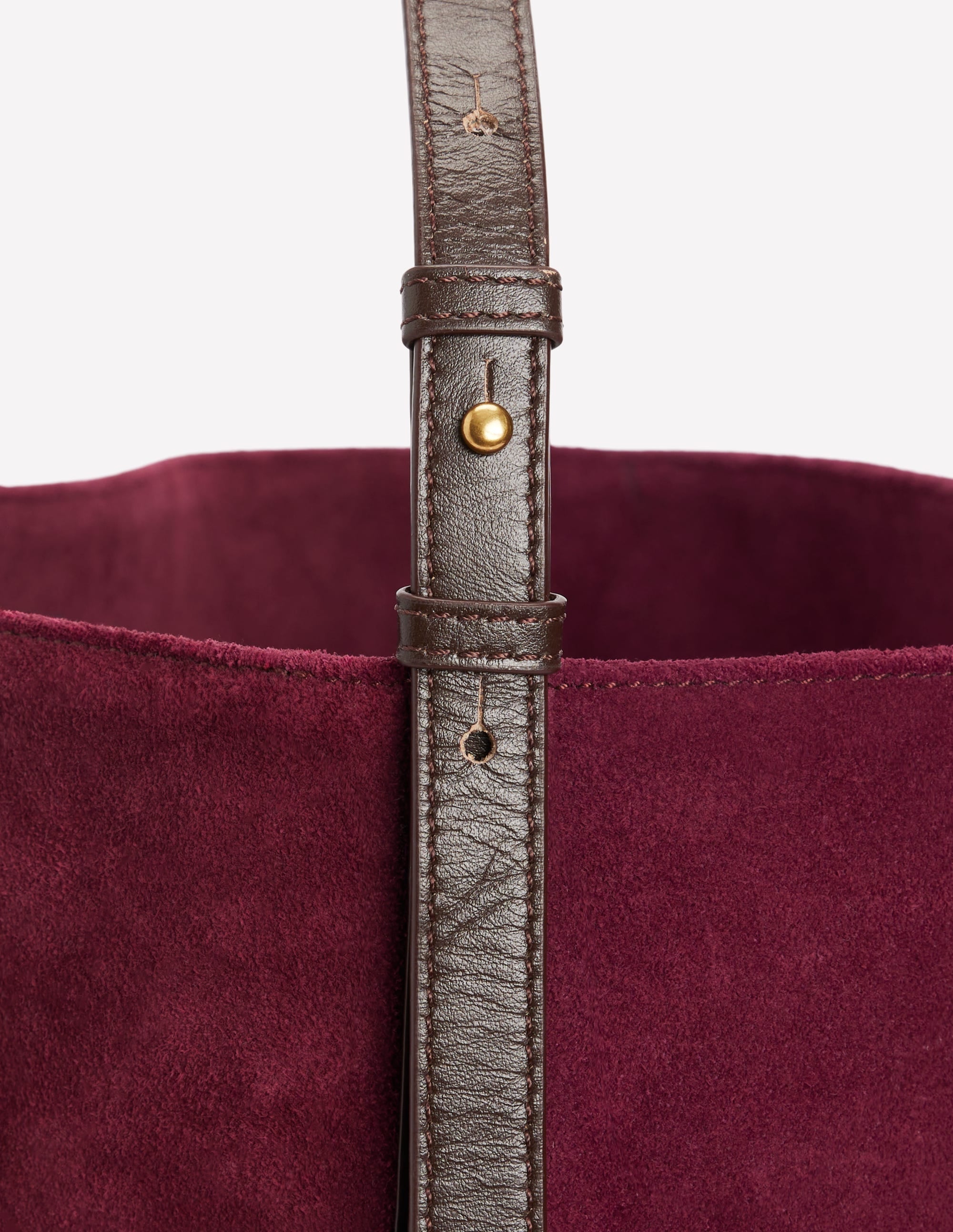 Allegra Medium Slouchy Tote-Burgundy - Image 4