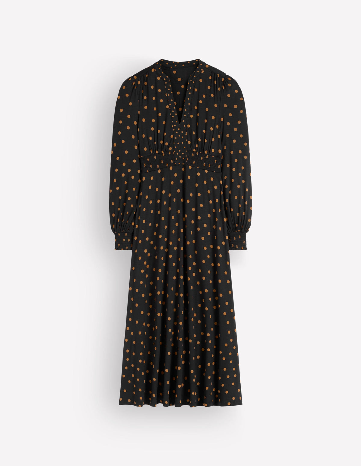 Georgia Jersey Midi Dress-Black, Boden Spot - Image 5