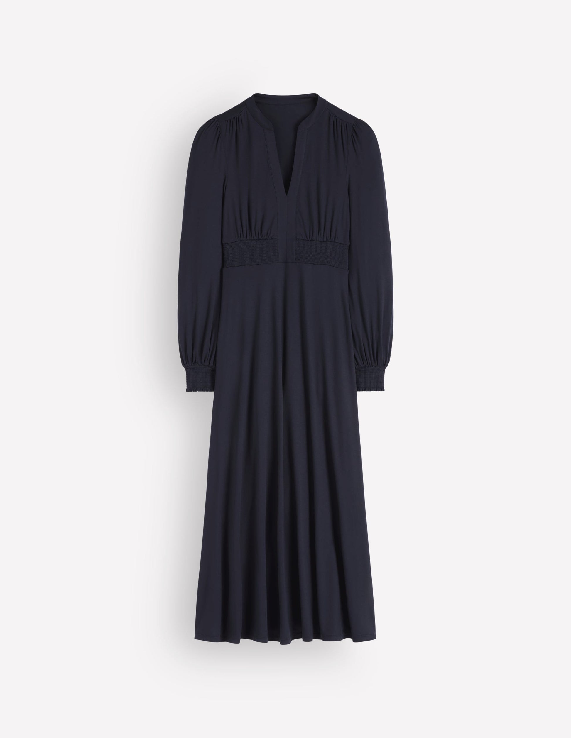 Boden Women's Georgia Jersey Midi Dress in Blue