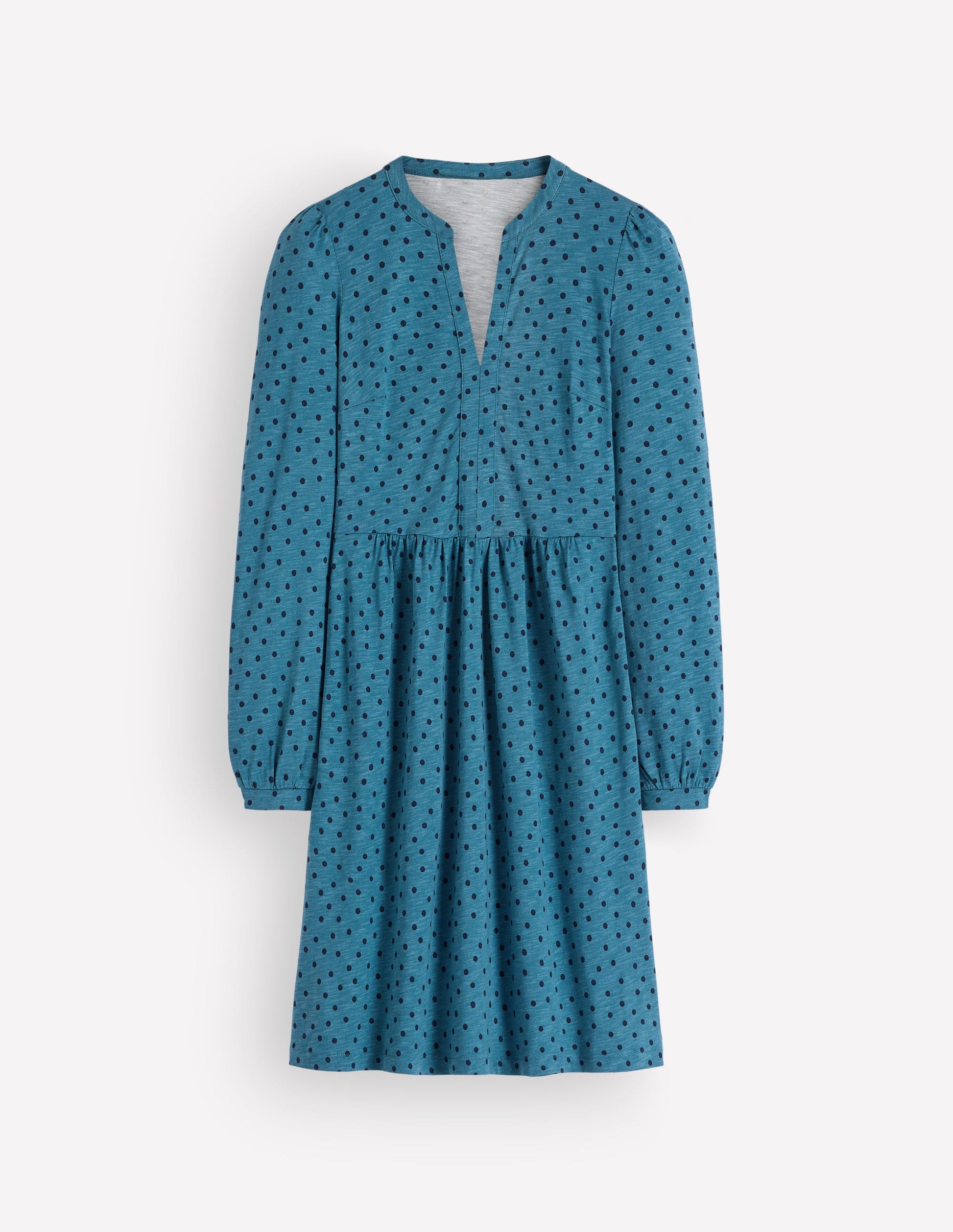 Boden Women's Naomi Relaxed Jersey Dress in Blue