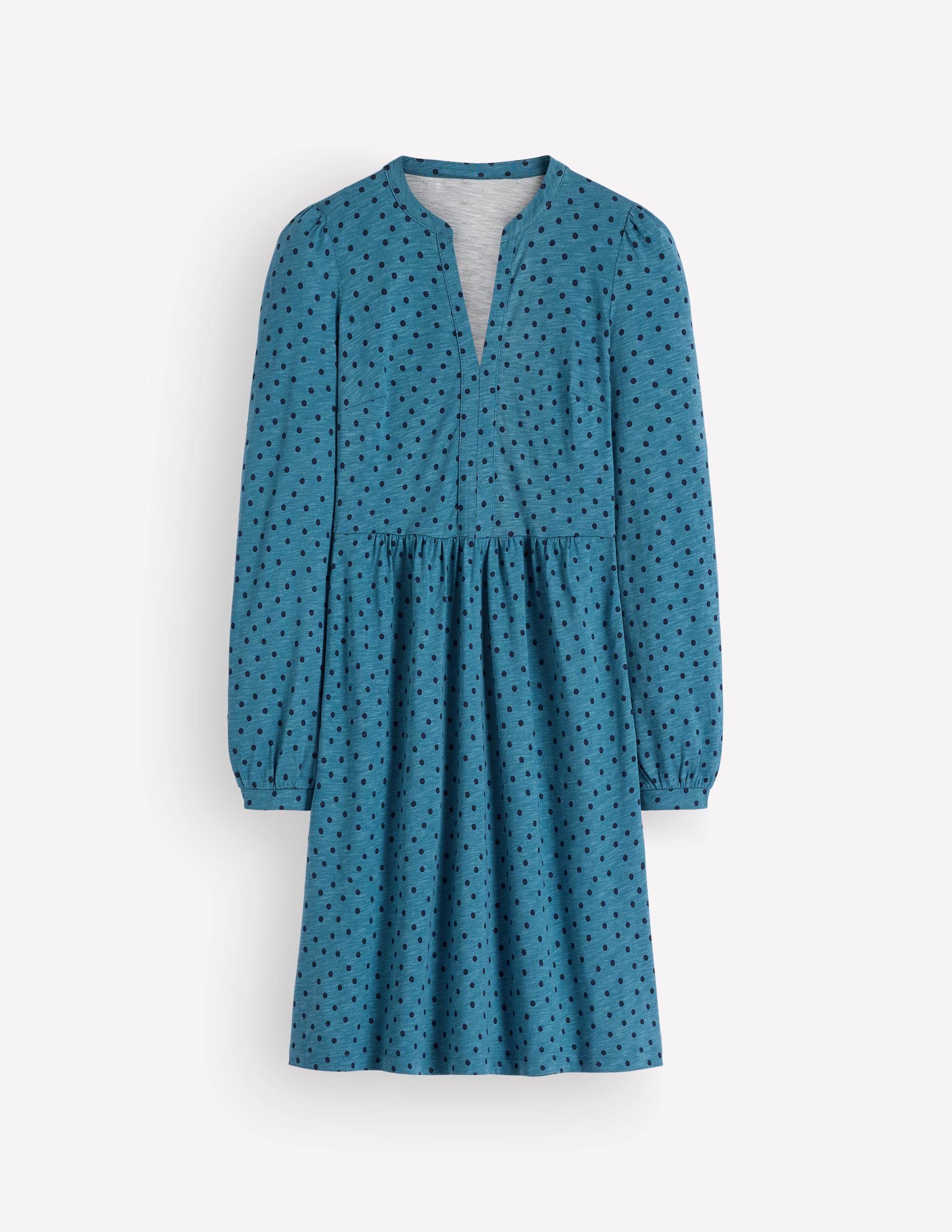 Naomi Relaxed Jersey Dress-Storm Blue, Boden Spot - Image 5