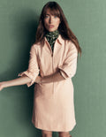 Bronte Cord Short Dress-Almond Milk