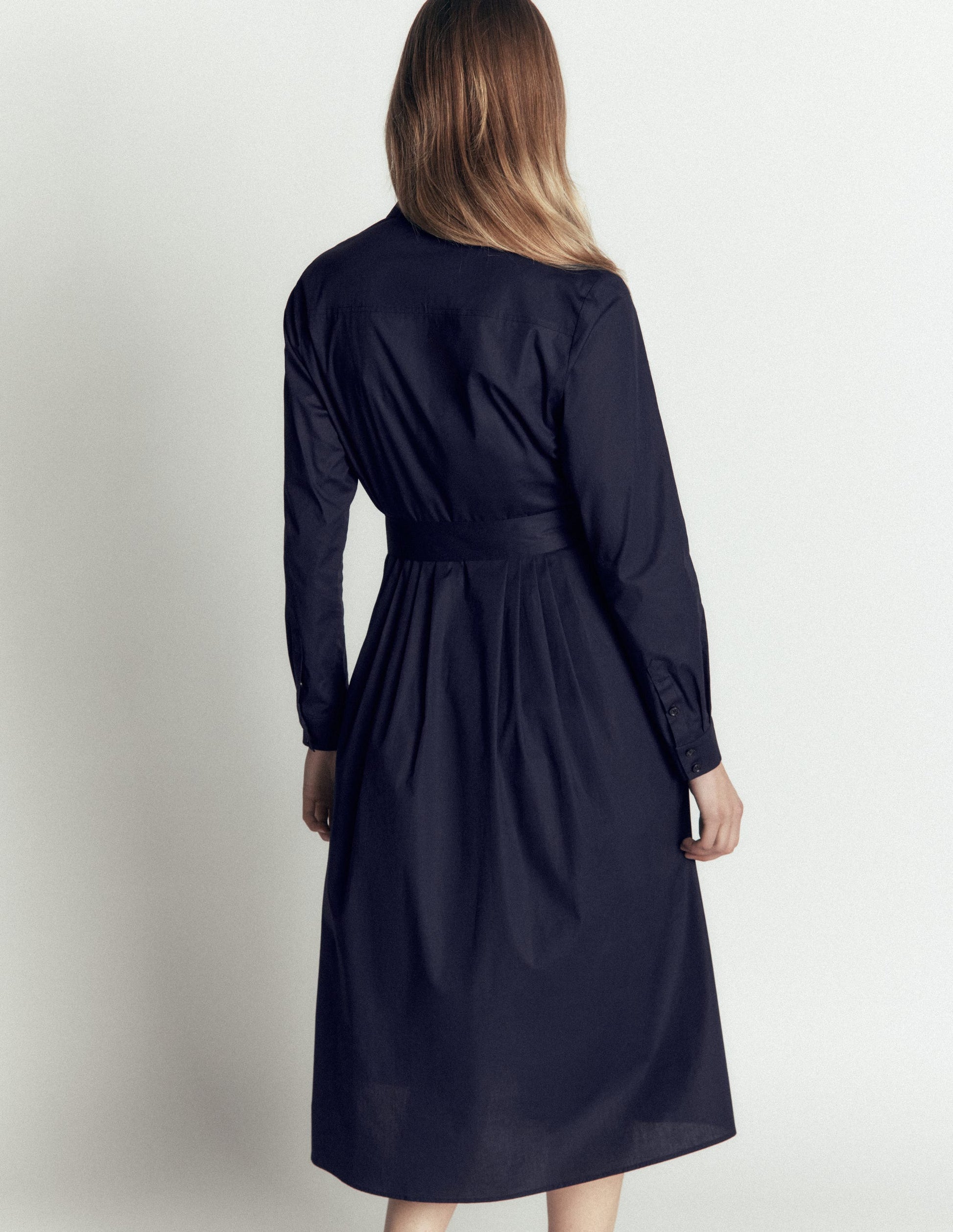boden long sleeve midi shirt dress Boden Kate Longsleeve Midi Shirt Dress
