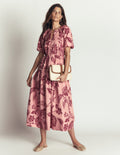 Draw Waist Fashion Dress-Chalk Pink, Planted Meadows