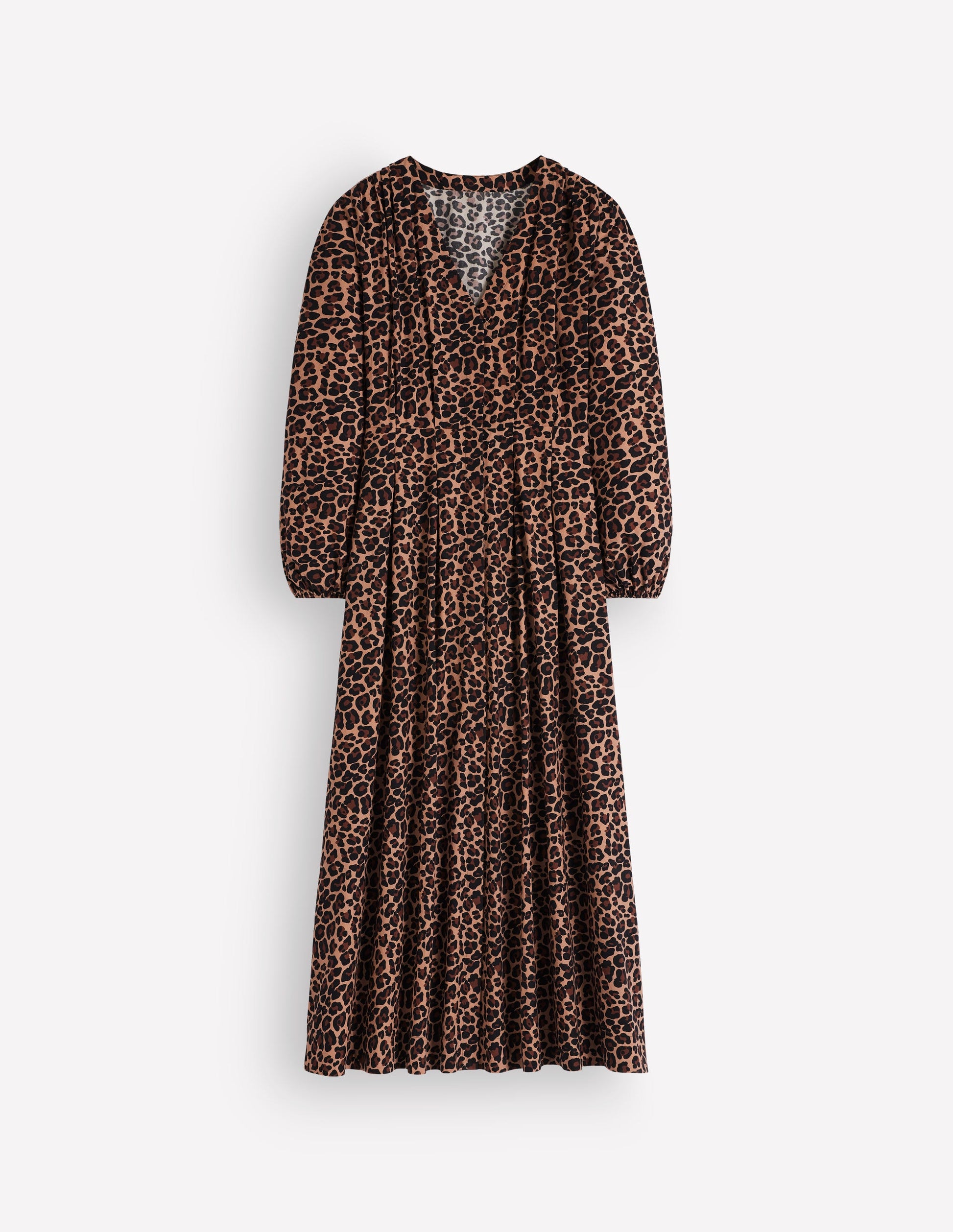 Boden Women's Nicola Cotton Midi Dress in Natural