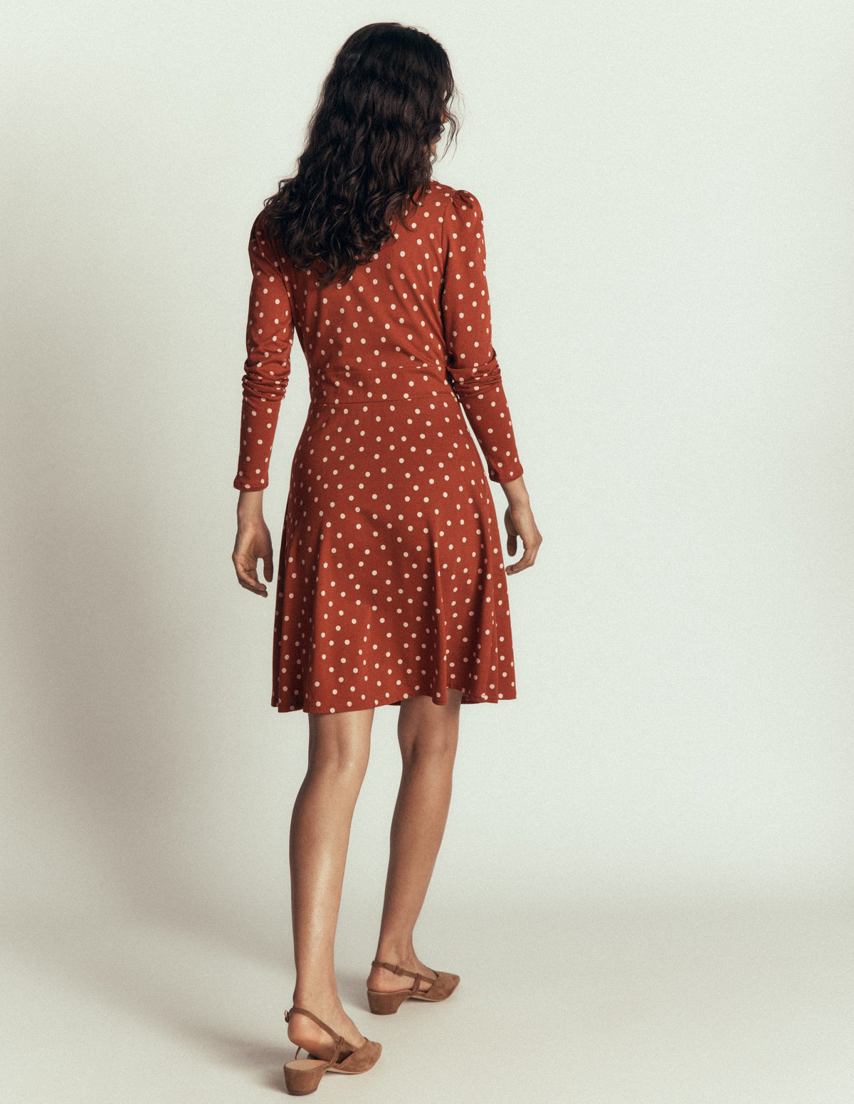 Briony Jersey Short Dress-Arabian Spice, Boden Spot-3