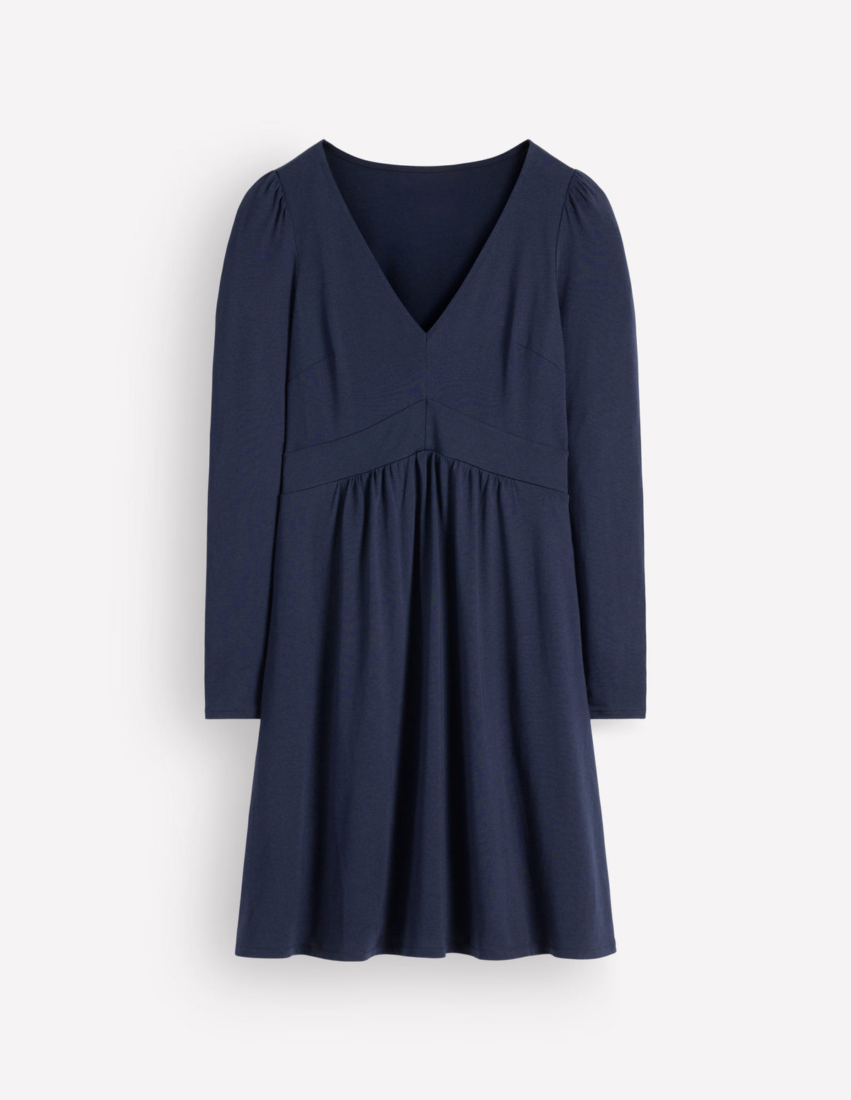 Briony Jersey Short Dress-Navy-4