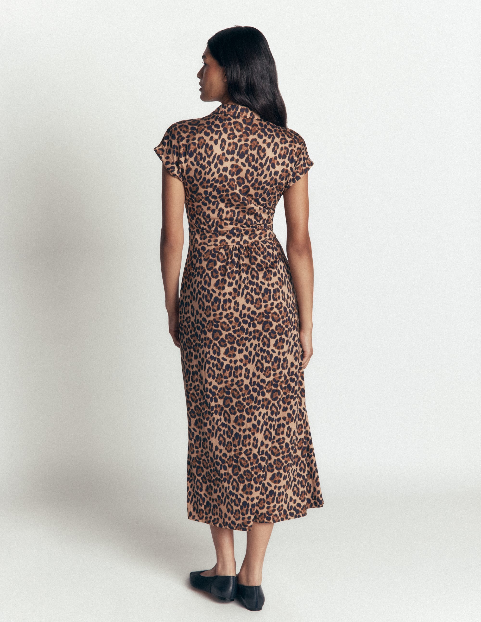 Fae Jersey Shirt Dress-Multi, Brushed Animal - Image 4