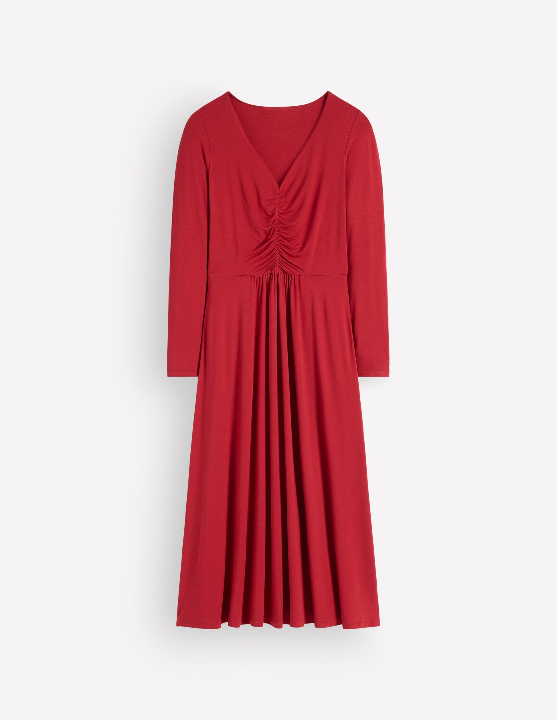 jersey dress amazon Boden Women's Jasmine Ruched in Red wide tank straps Size:16 1/2 x 36 Cap Gown & Tassel Calvin Klein Women's V-Neck