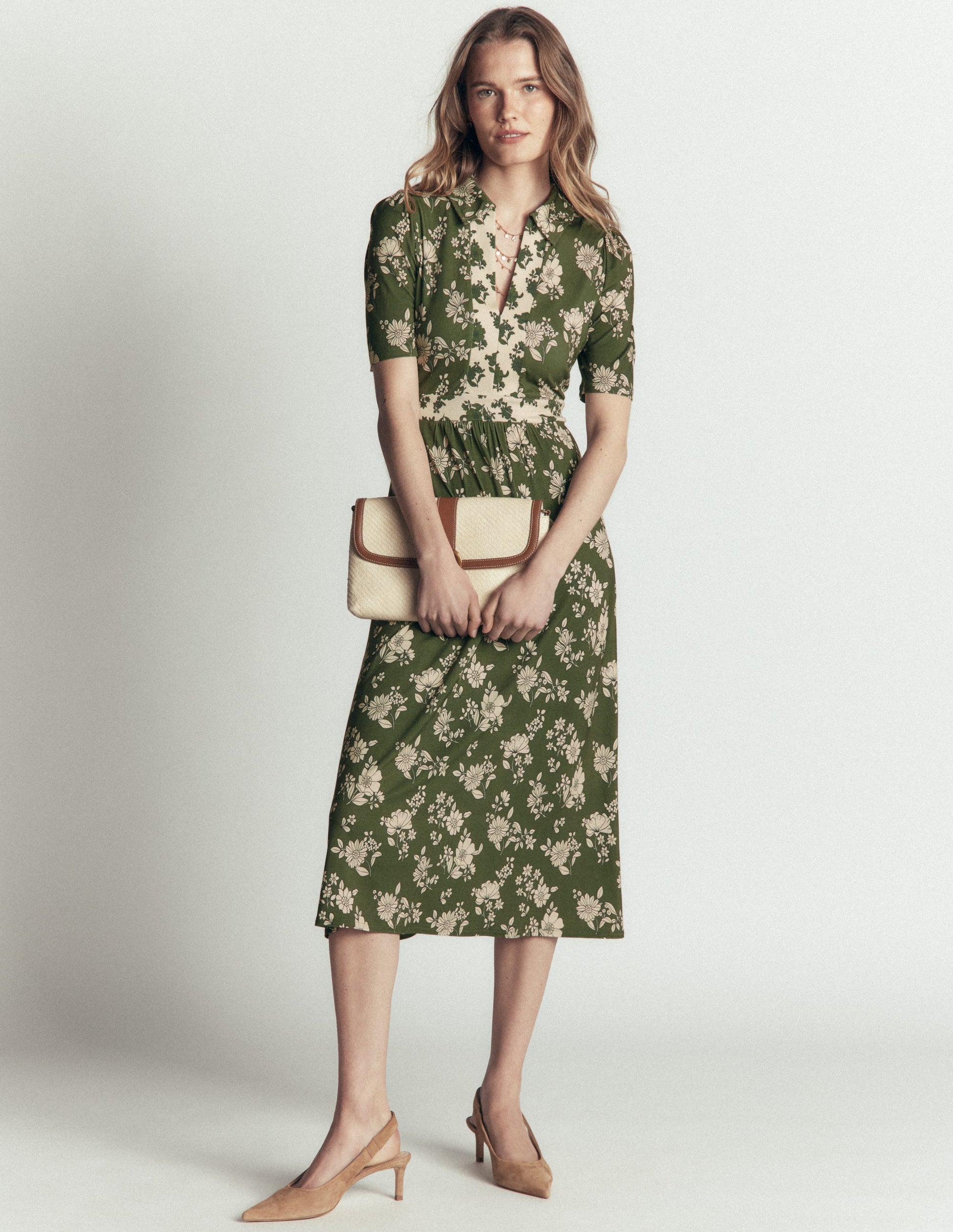 boden full skirt jersey midi dress Boden Full Skirt Jersey Midi Dress in Navy Blue, Size