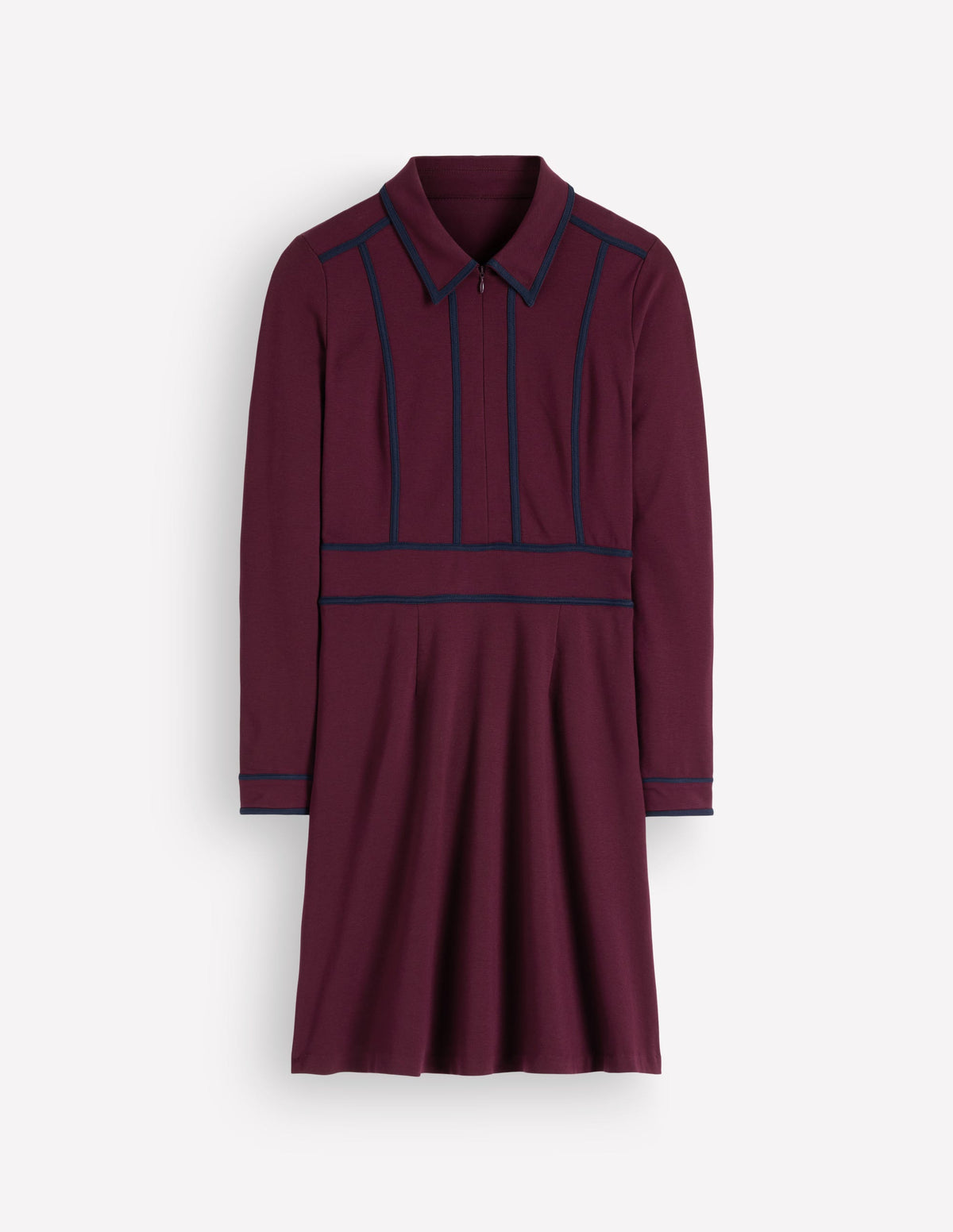 Boden Women's Ula Ponte Short Dress in Purple