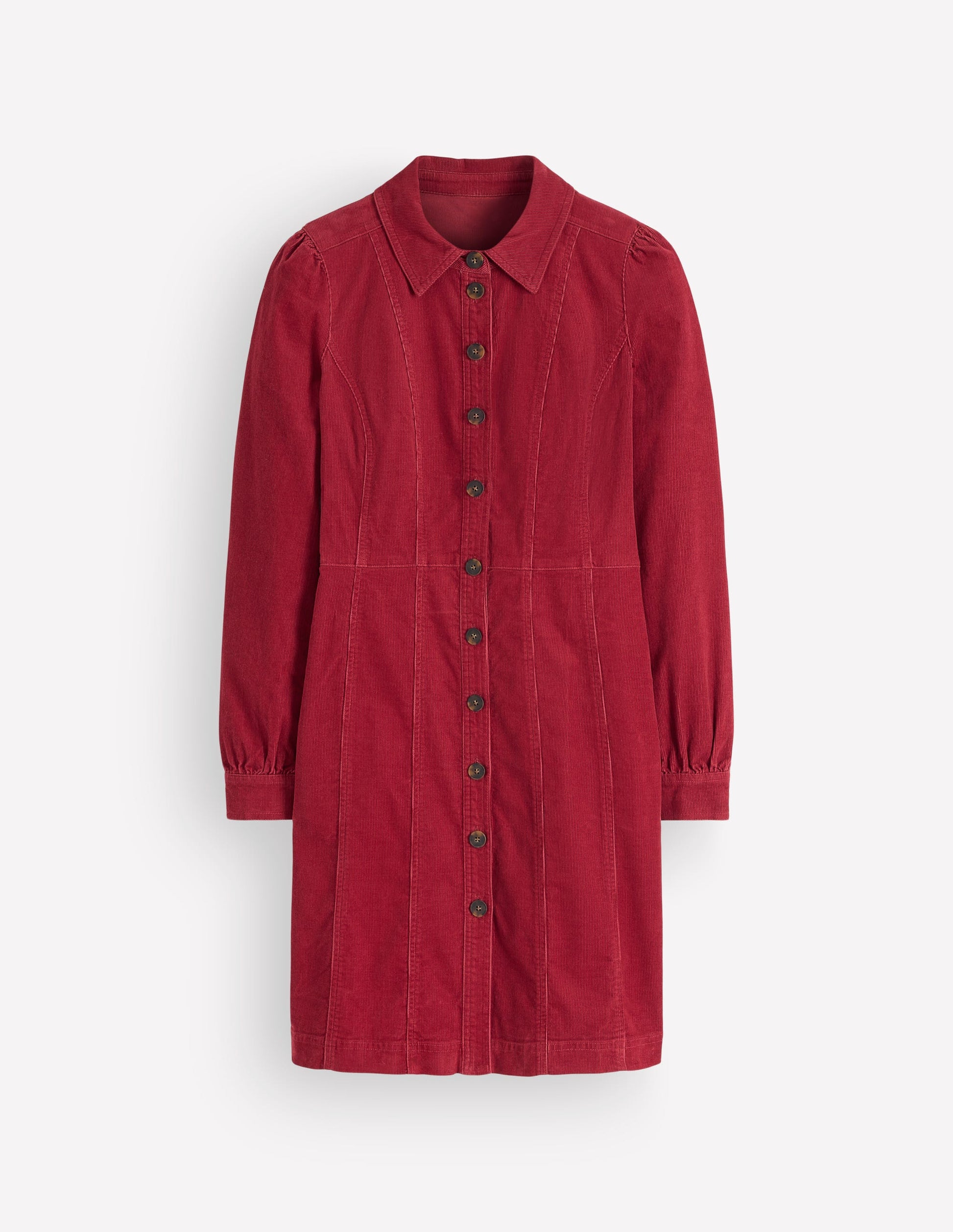 Rhoda Cord Short Dress-Red Earth-4
