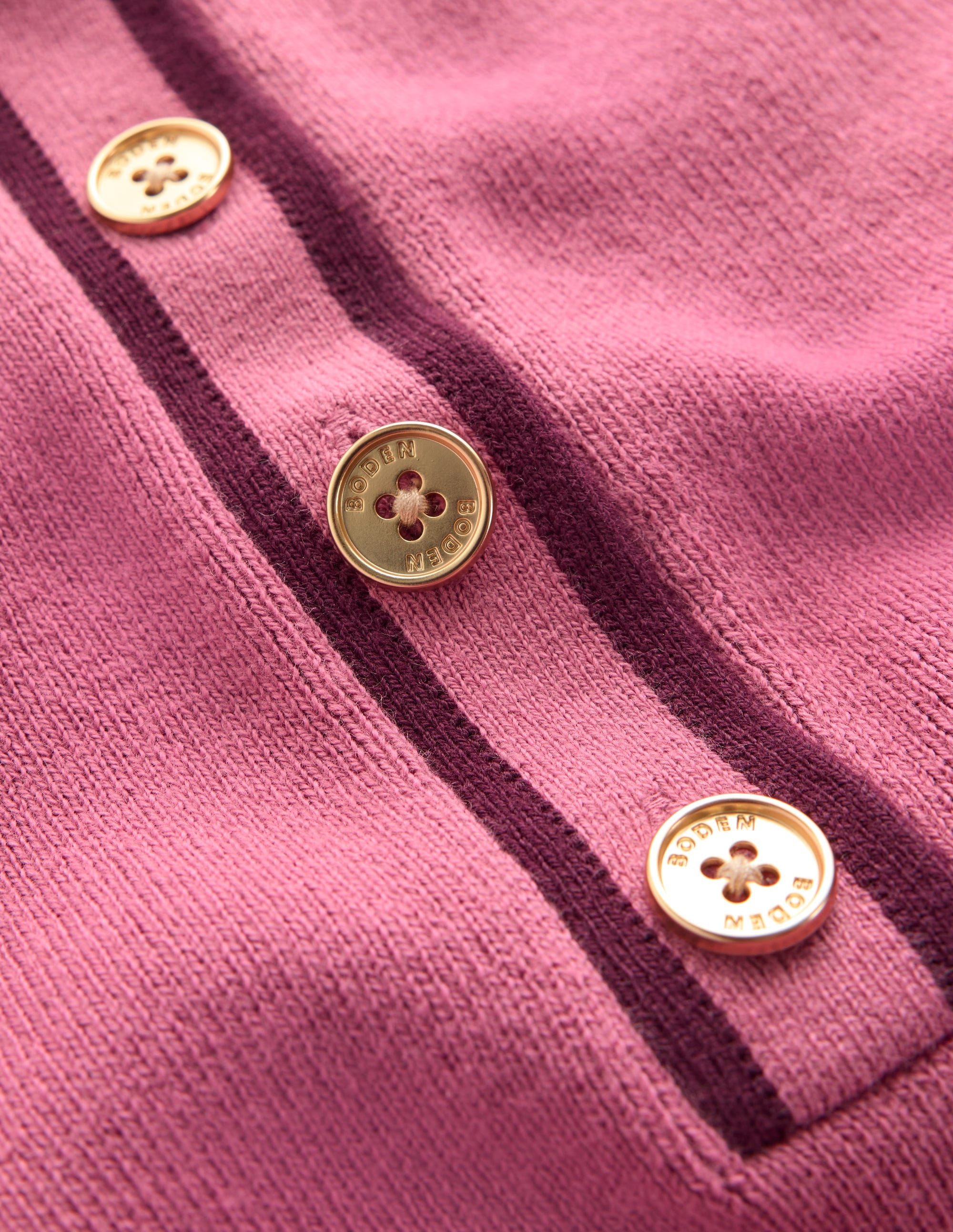Liz Henley Sweater-Pink Heather - Image 5