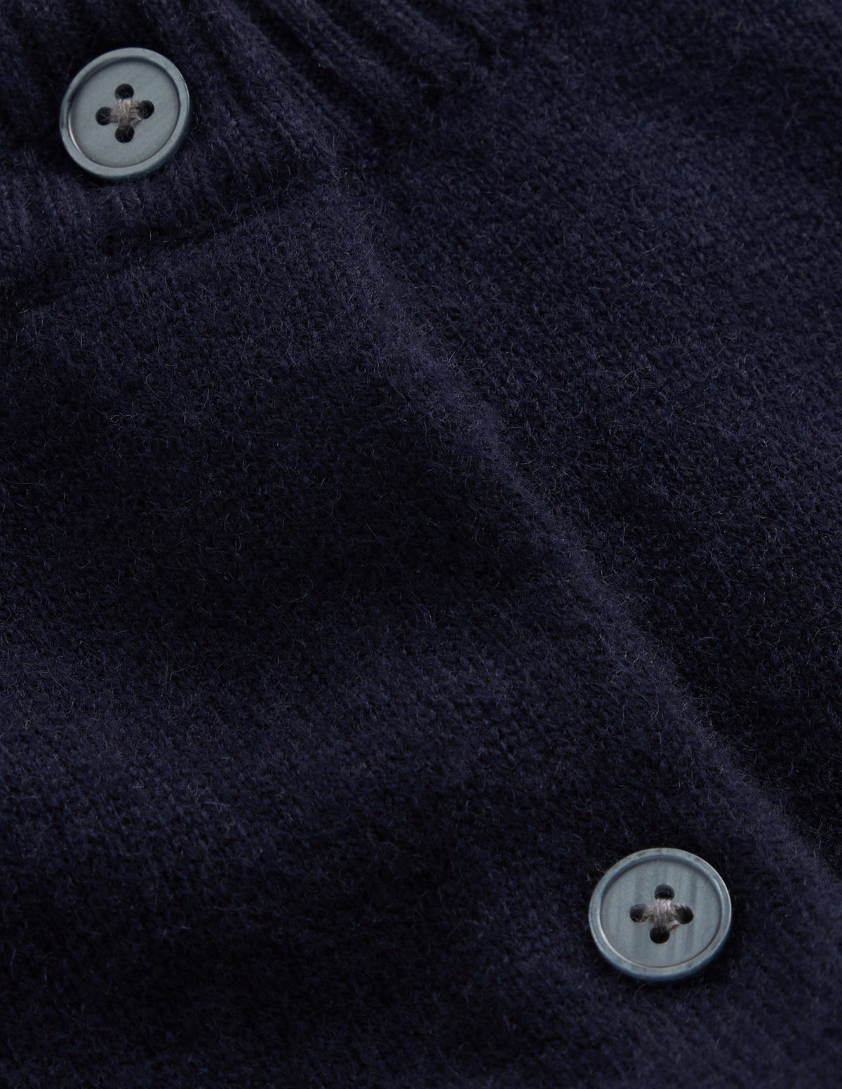 Elsie Cashmere Crew Cardigan-Navy-6