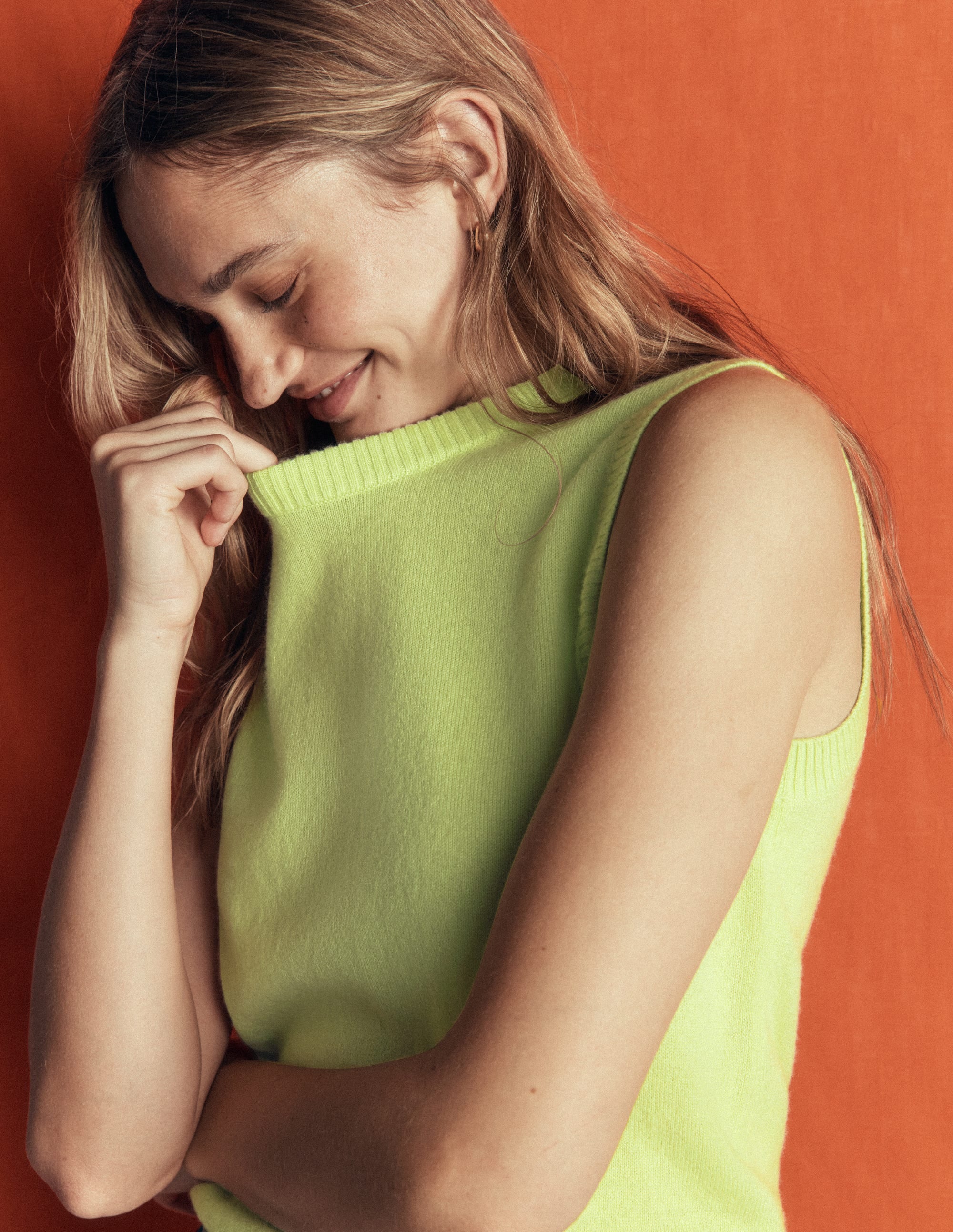 Elsie Cashmere Tank-Sweet Mint - Image 7