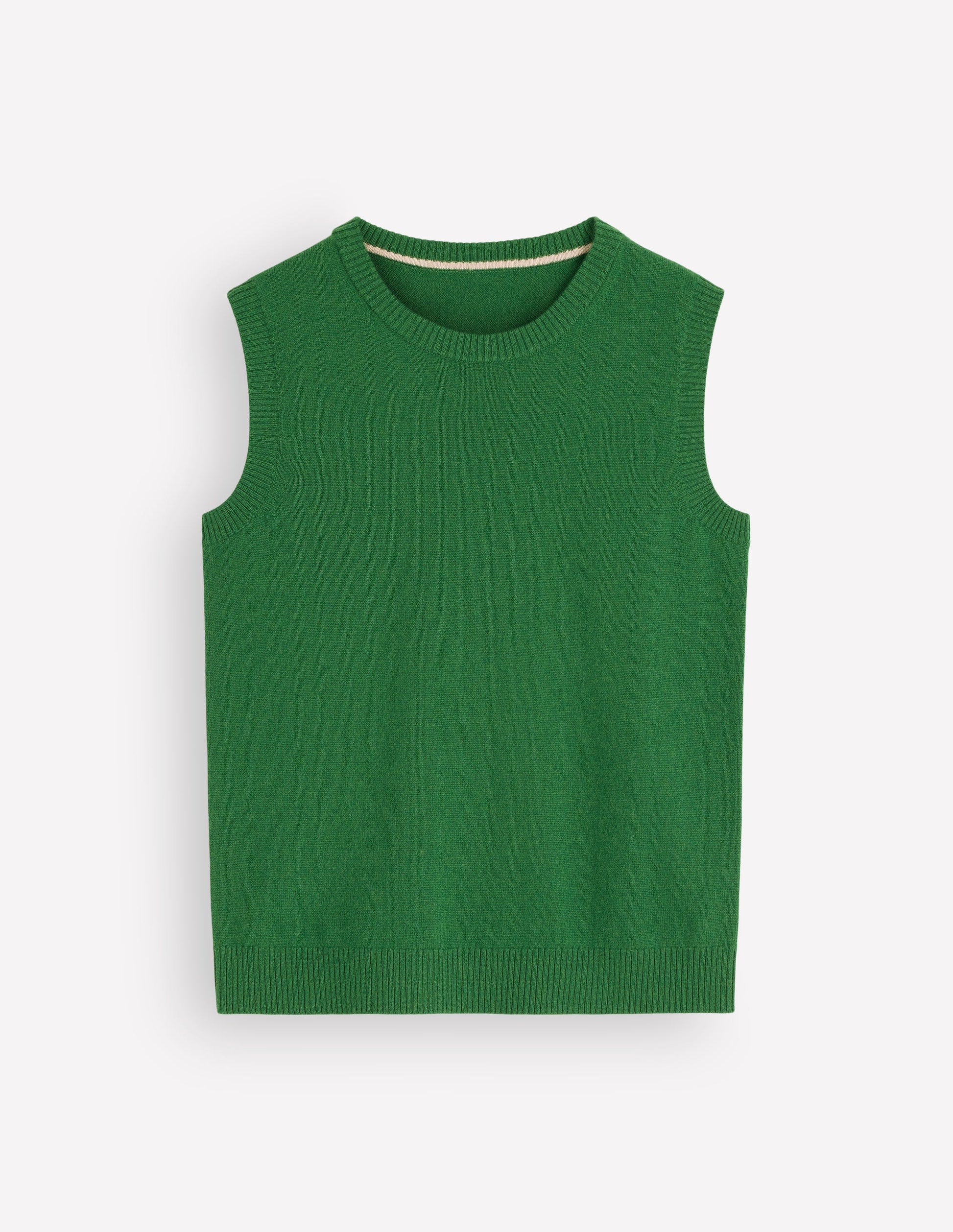 Elsie Cashmere Tank-Fresh Green-6