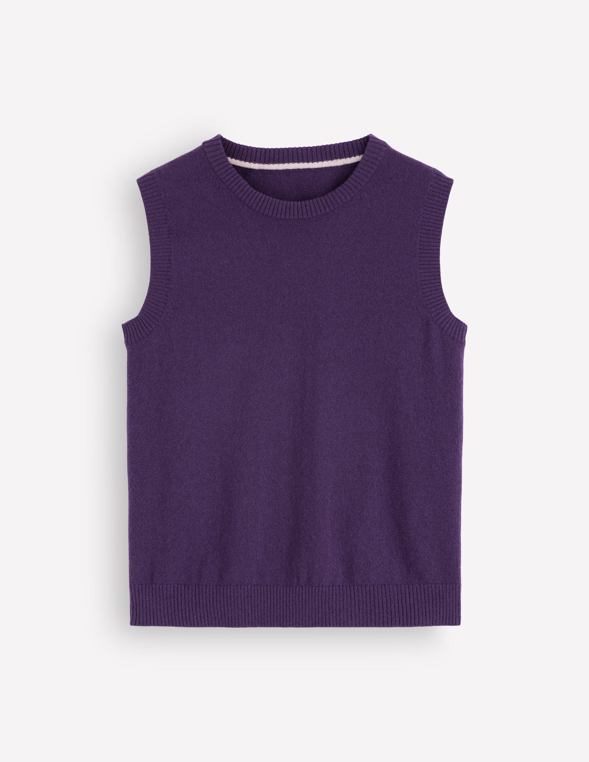 Elsie Cashmere Tank-Deep Grape-7