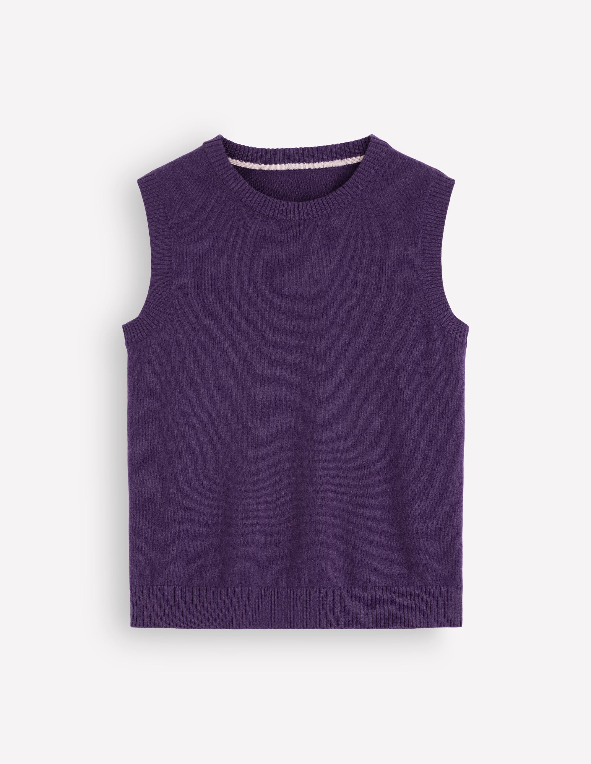 Elsie Cashmere Tank-Deep Grape - Image 7