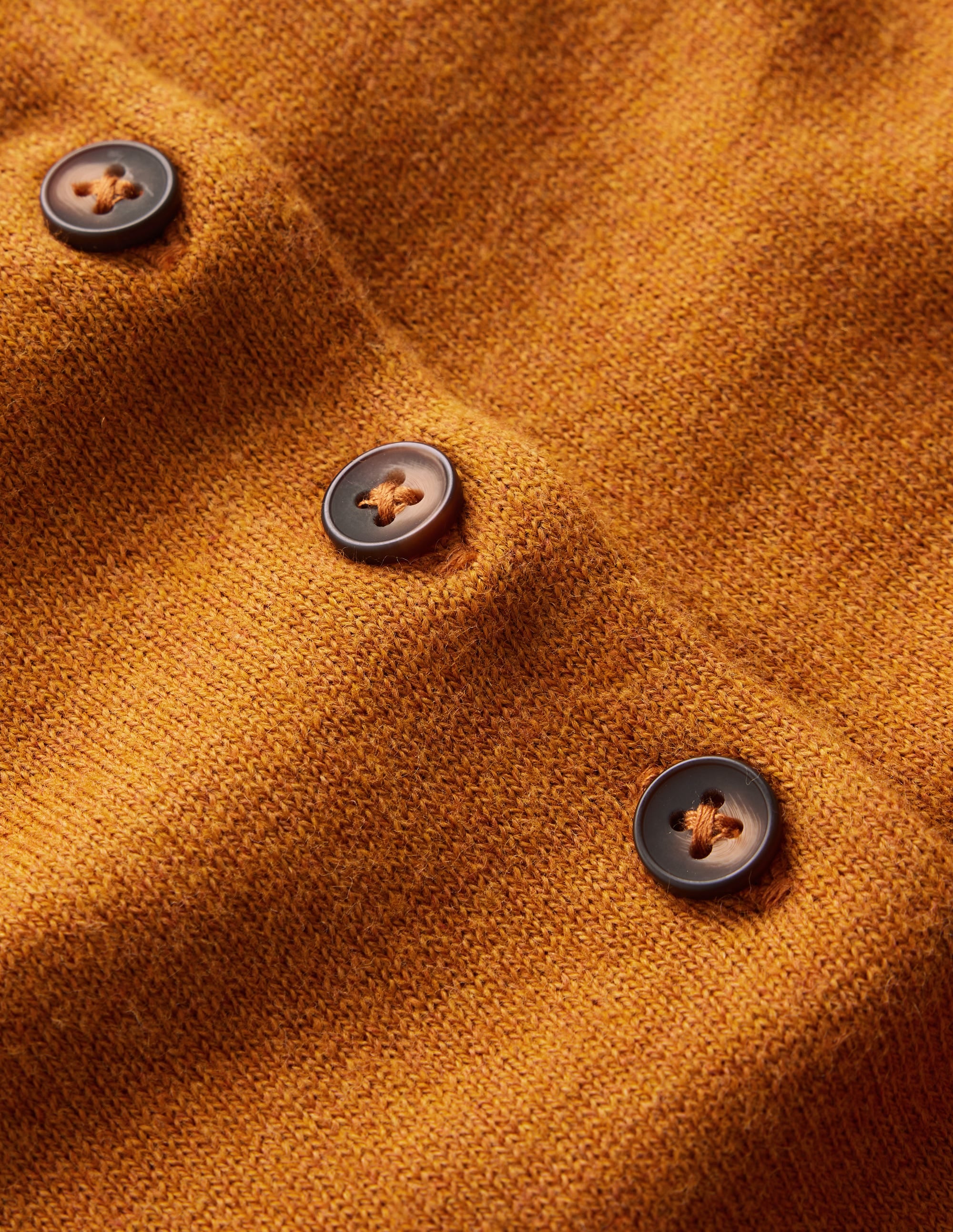 Collared Knitted T-shirt-Toffee Brown - Image 6