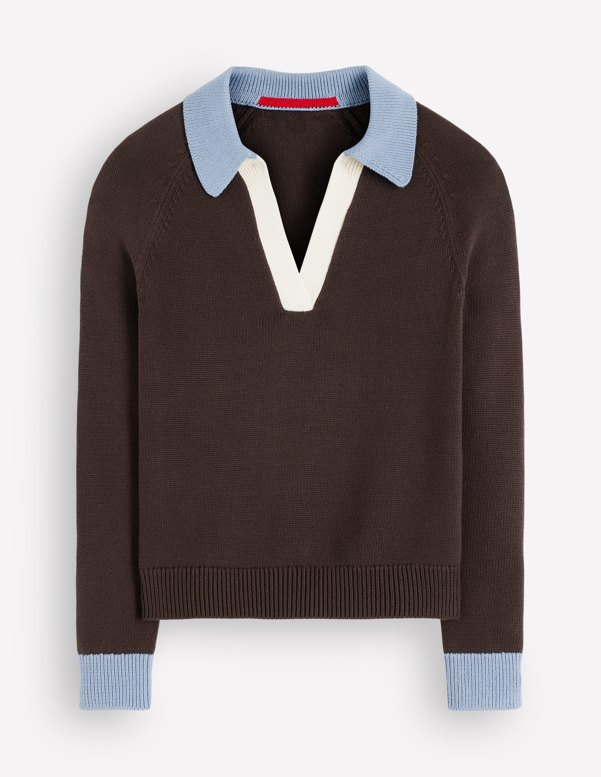 Lucy Cotton Henley Sweater-Bitter Chocolate-6