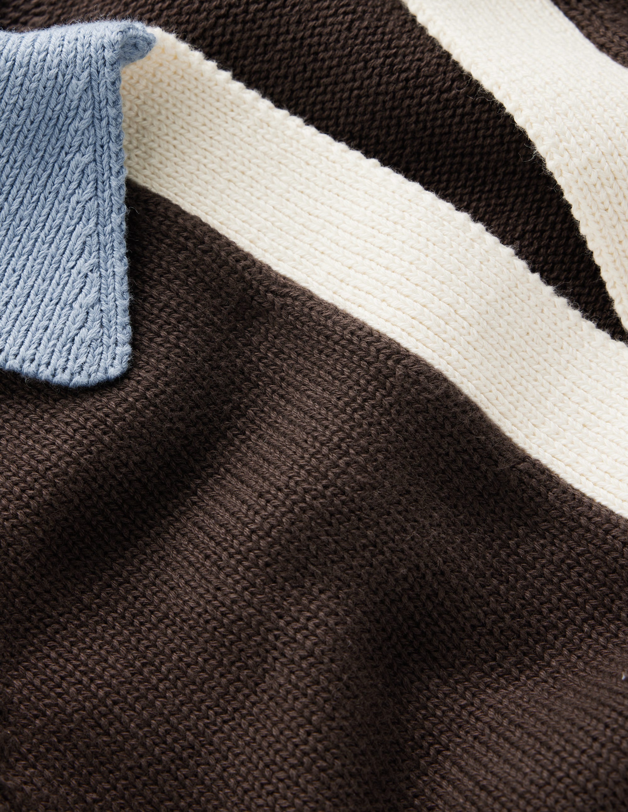 Lucy Cotton Henley Sweater-Bitter Chocolate - Image 7