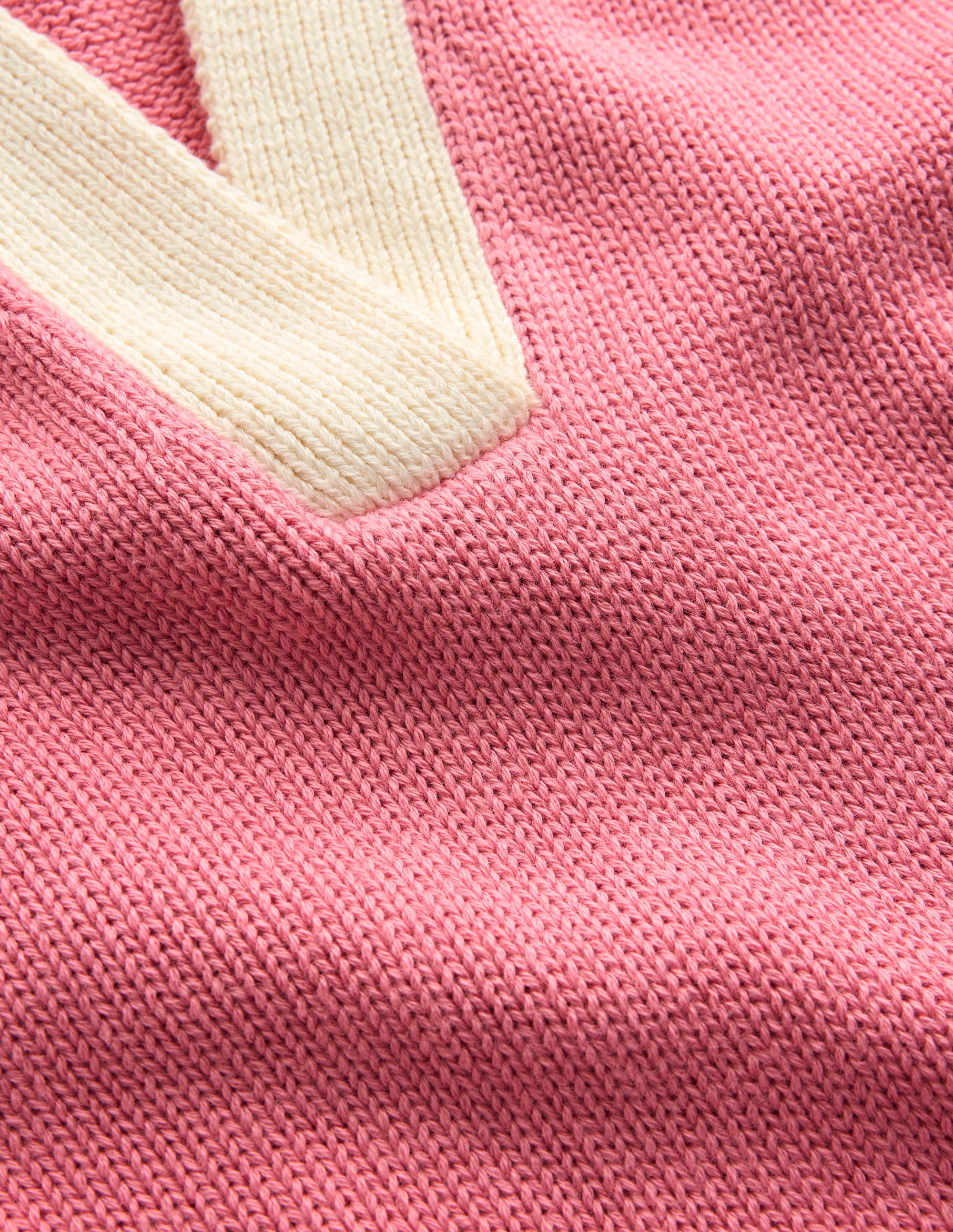 Lucy Cotton Henley Sweater-Forminca Pink - Image 6