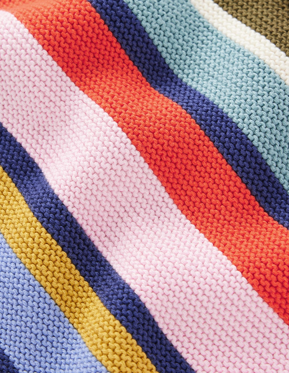 Textured Stitch Jumper-Multi Stripe-9