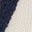 Bow Neck Knitted T-shirt-Navy, Ivory Stripe