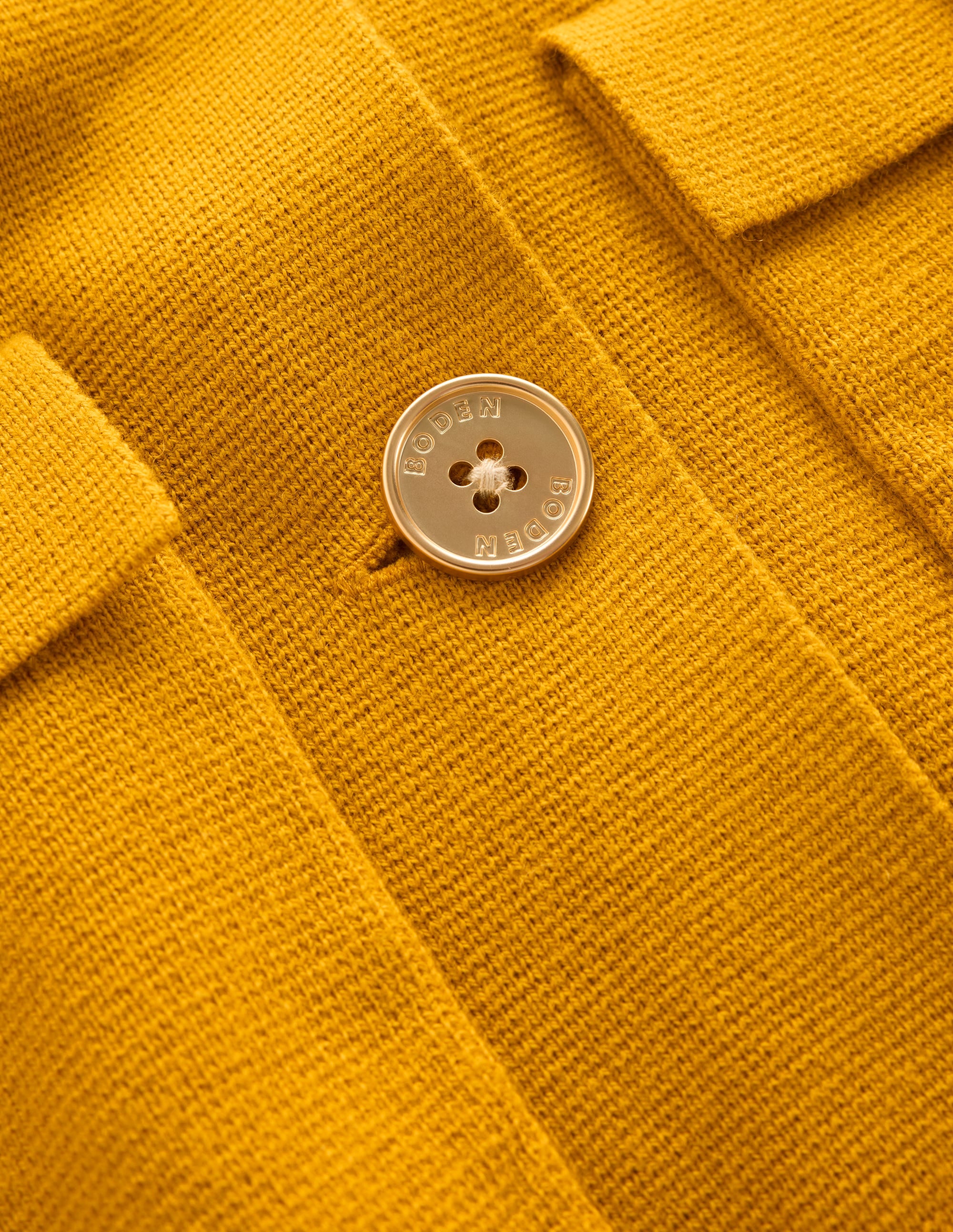 Phoebe Collared Knitted Jacket-Golden Rye - Image 7