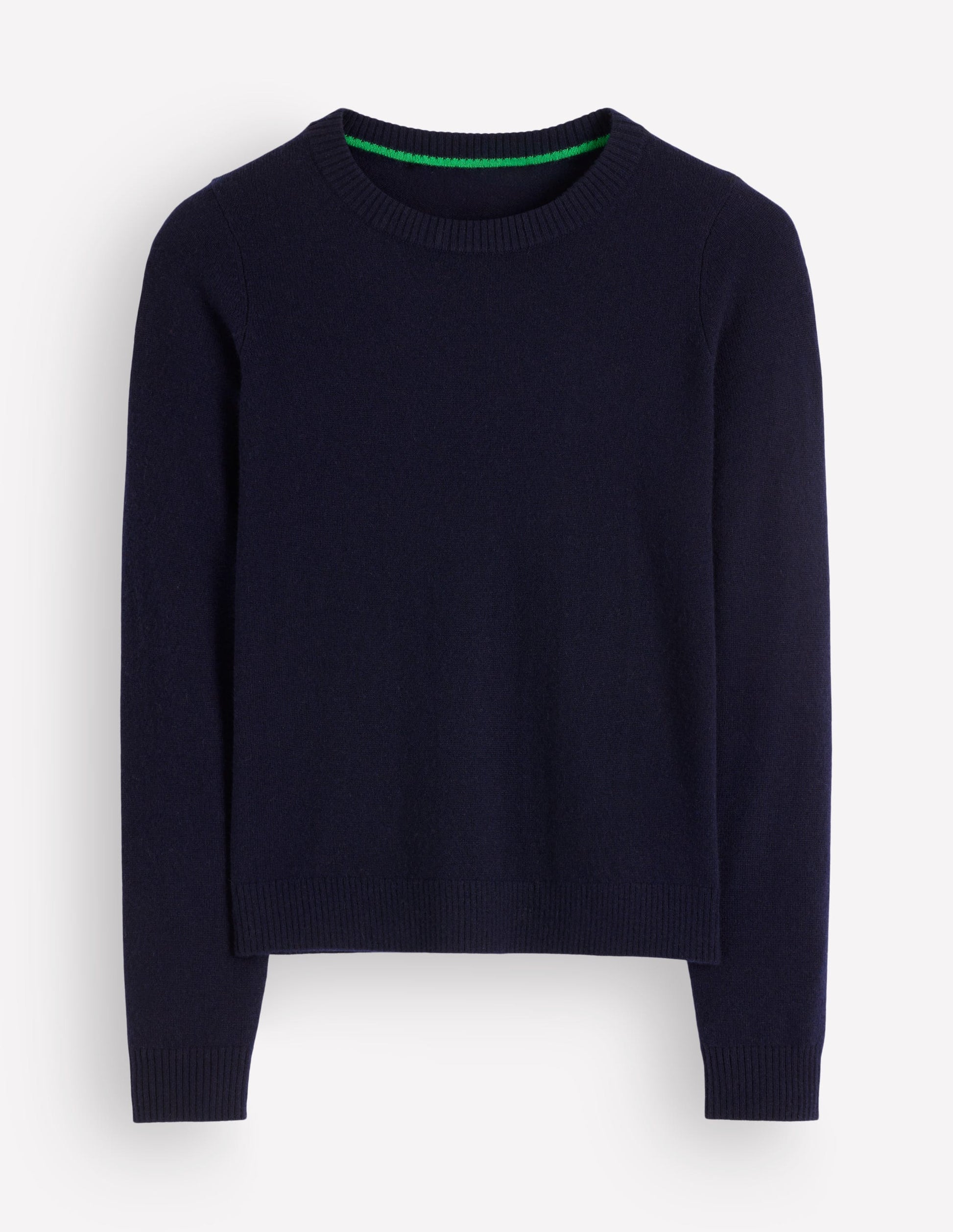 Elsie Cashmere Crew Sweater-Navy-5