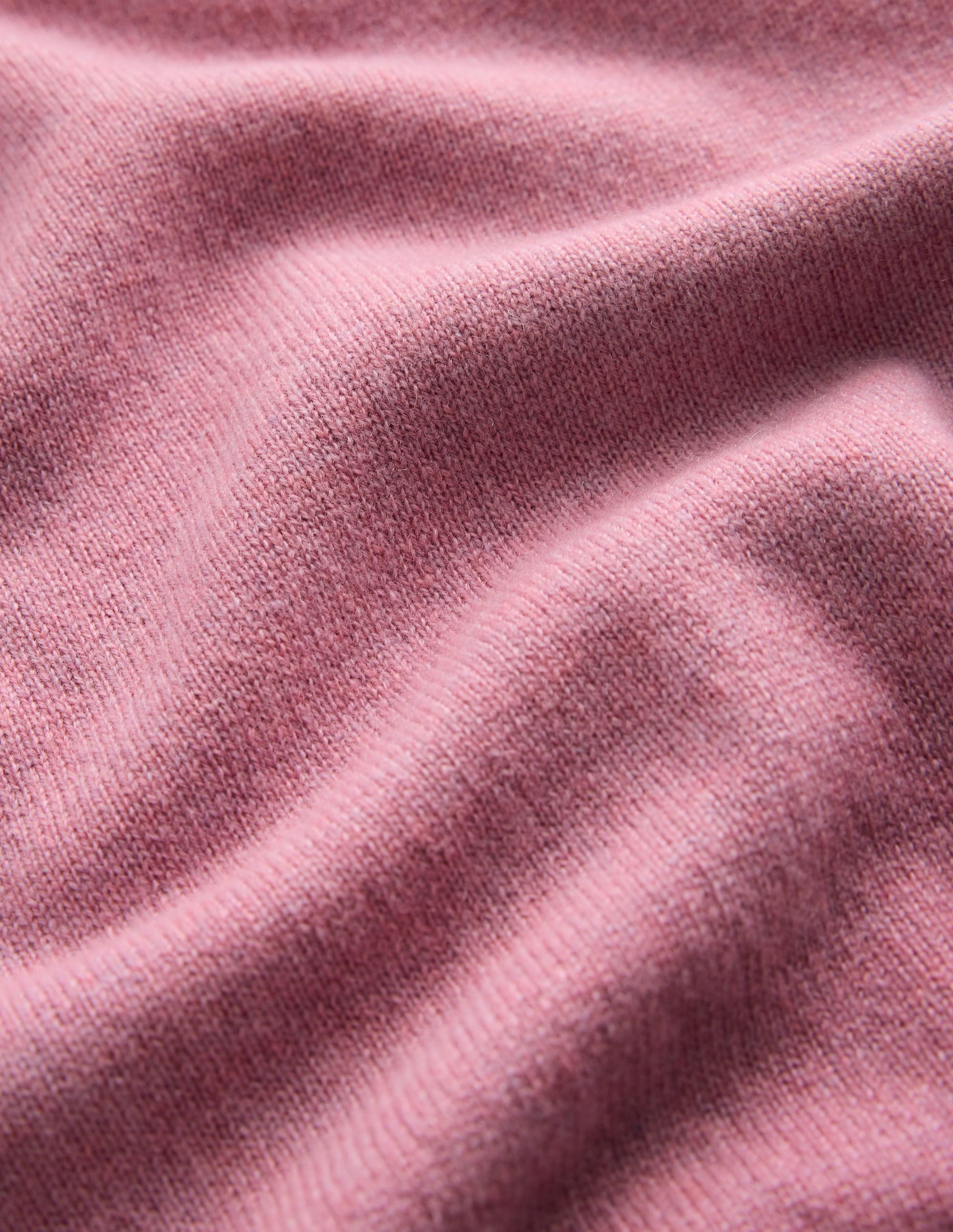 Elsie Cashmere Crew Sweater-Pink Heather-5