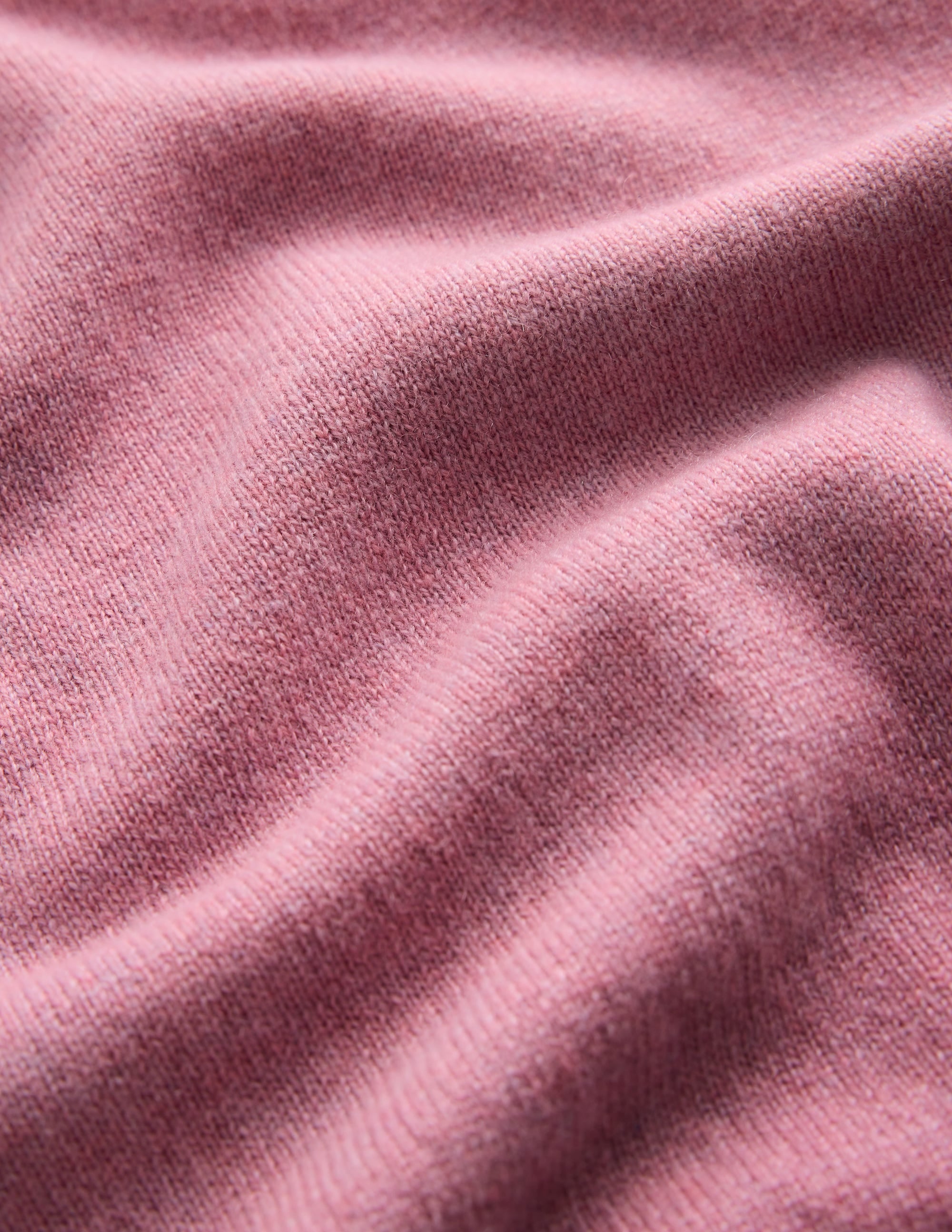 Elsie Cashmere Crew Sweater-Pink Heather - Image 5