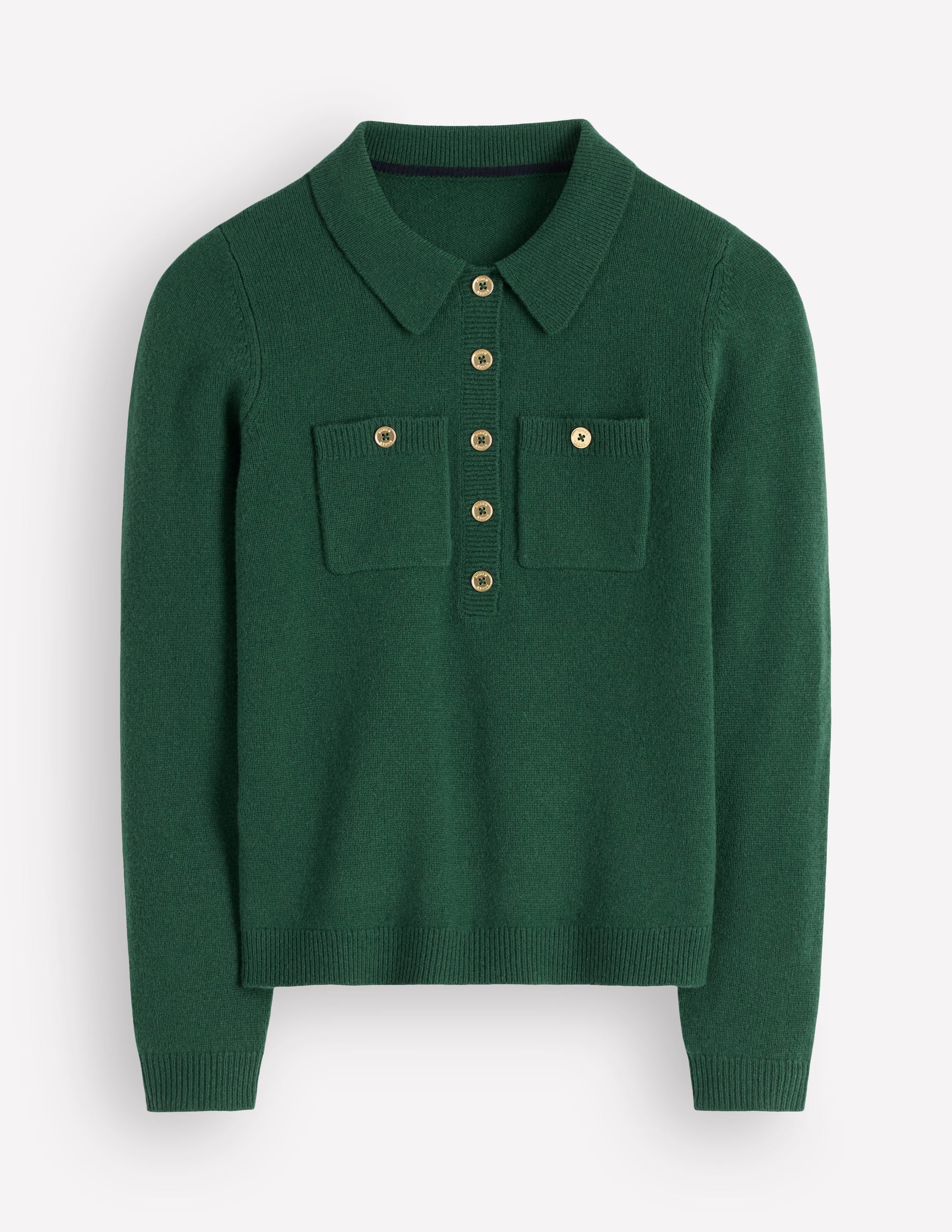 Marianne Merino Wool Sweater-Hunter Green - Image 5