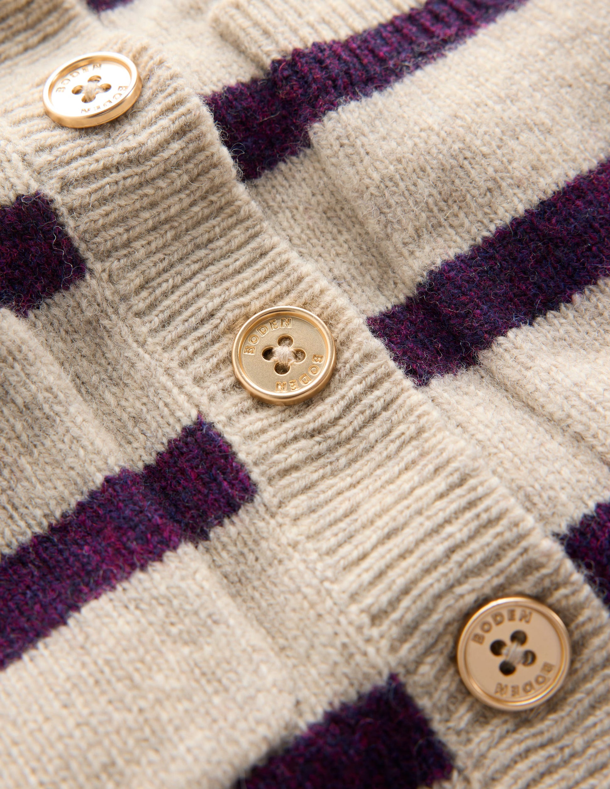 Marianne Merino Wool Sweater-Mink, Stripe-6