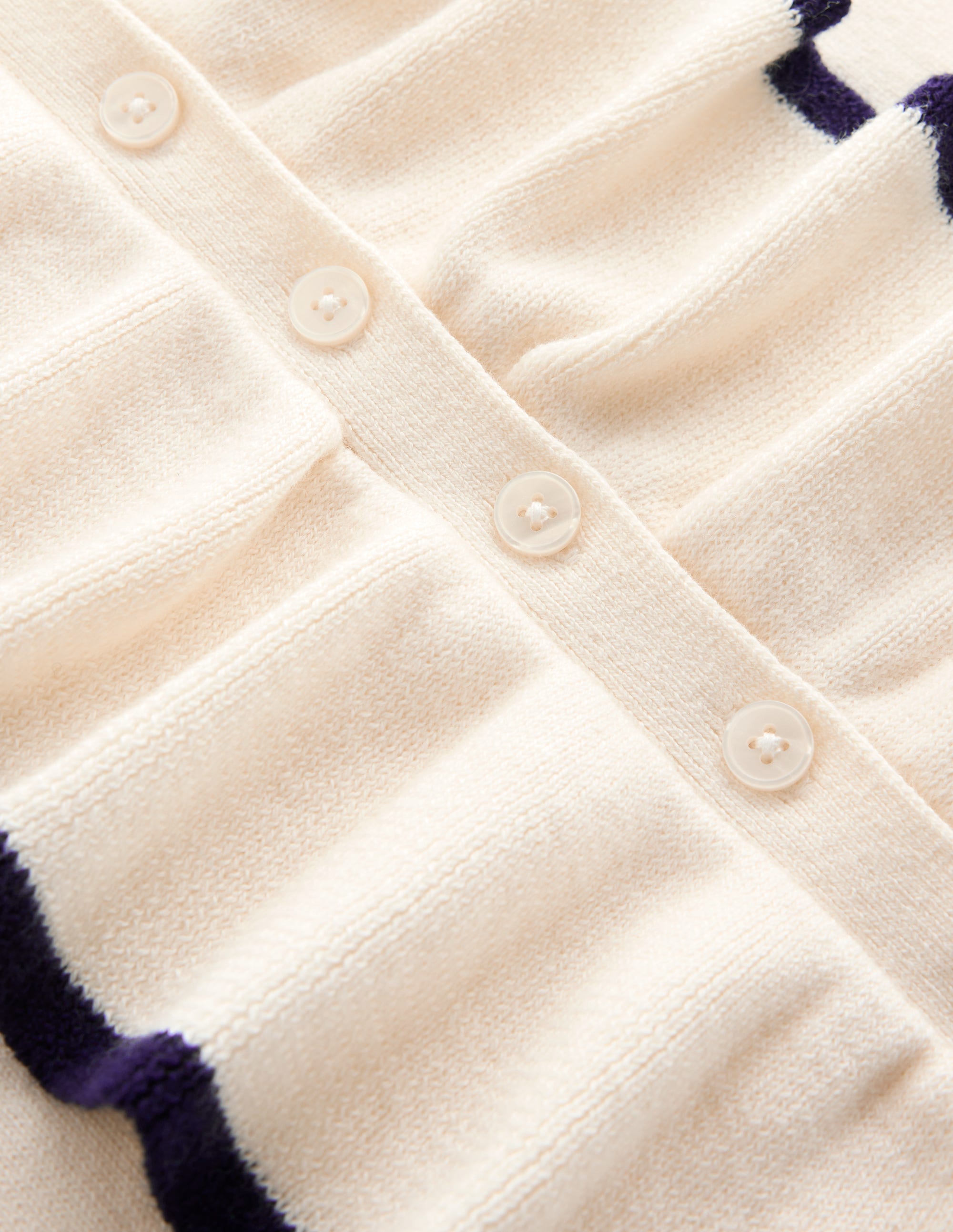 Ruffle Collar Knitted T-Shirt-Warm Ivory - Image 6
