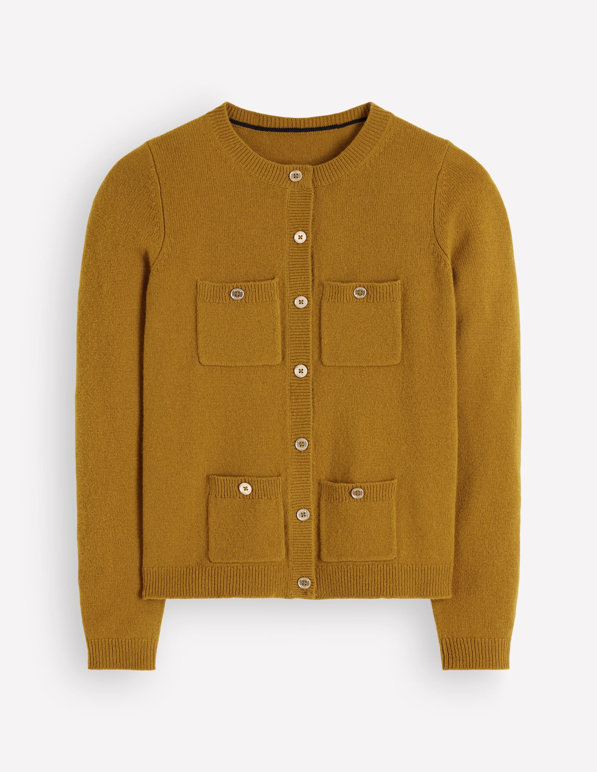 Marianne Merino Wool Cardigan-Spiced Chai - Image 5