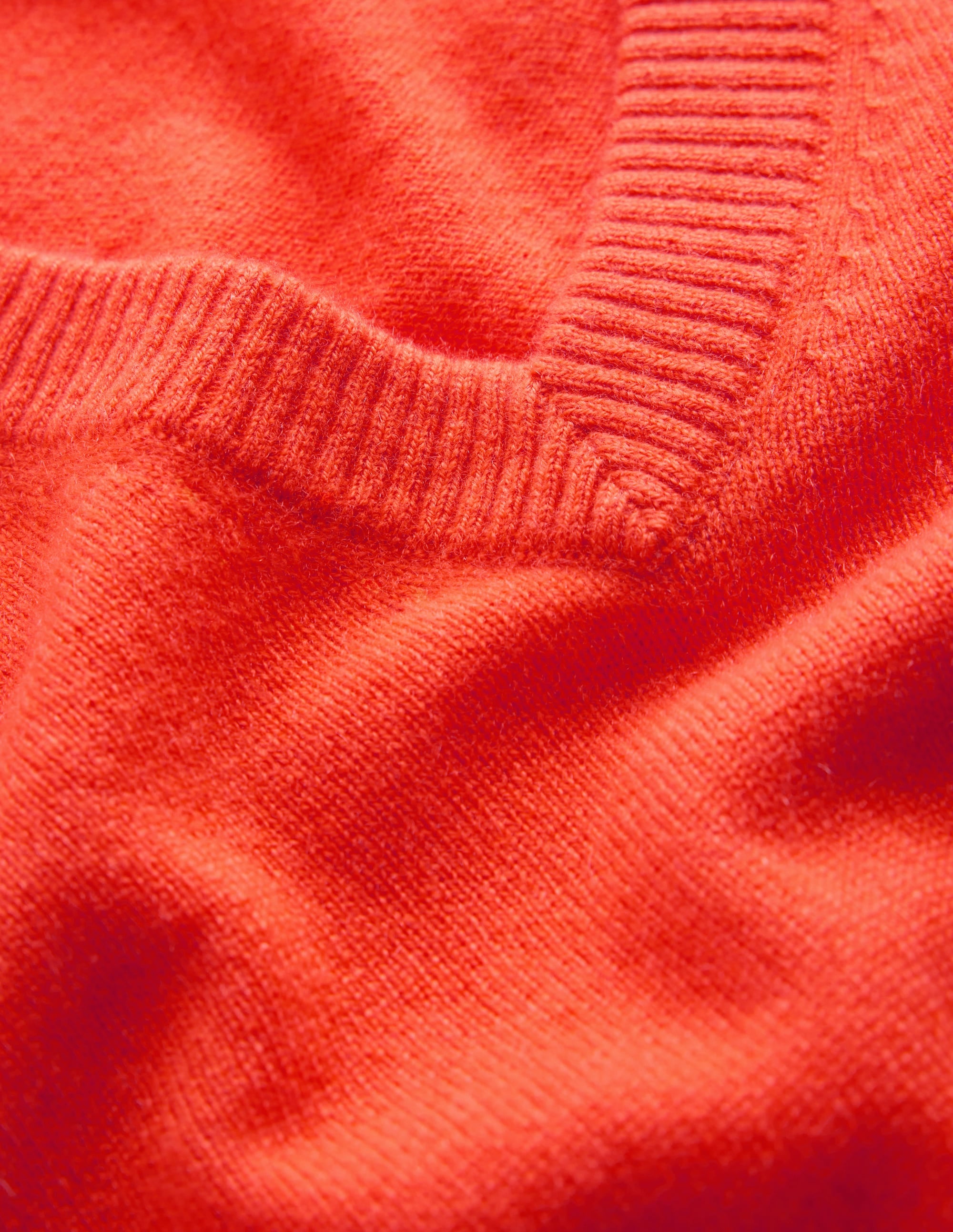 Elsie Cashmere V Neck Sweater-Tigerlily - Image 6