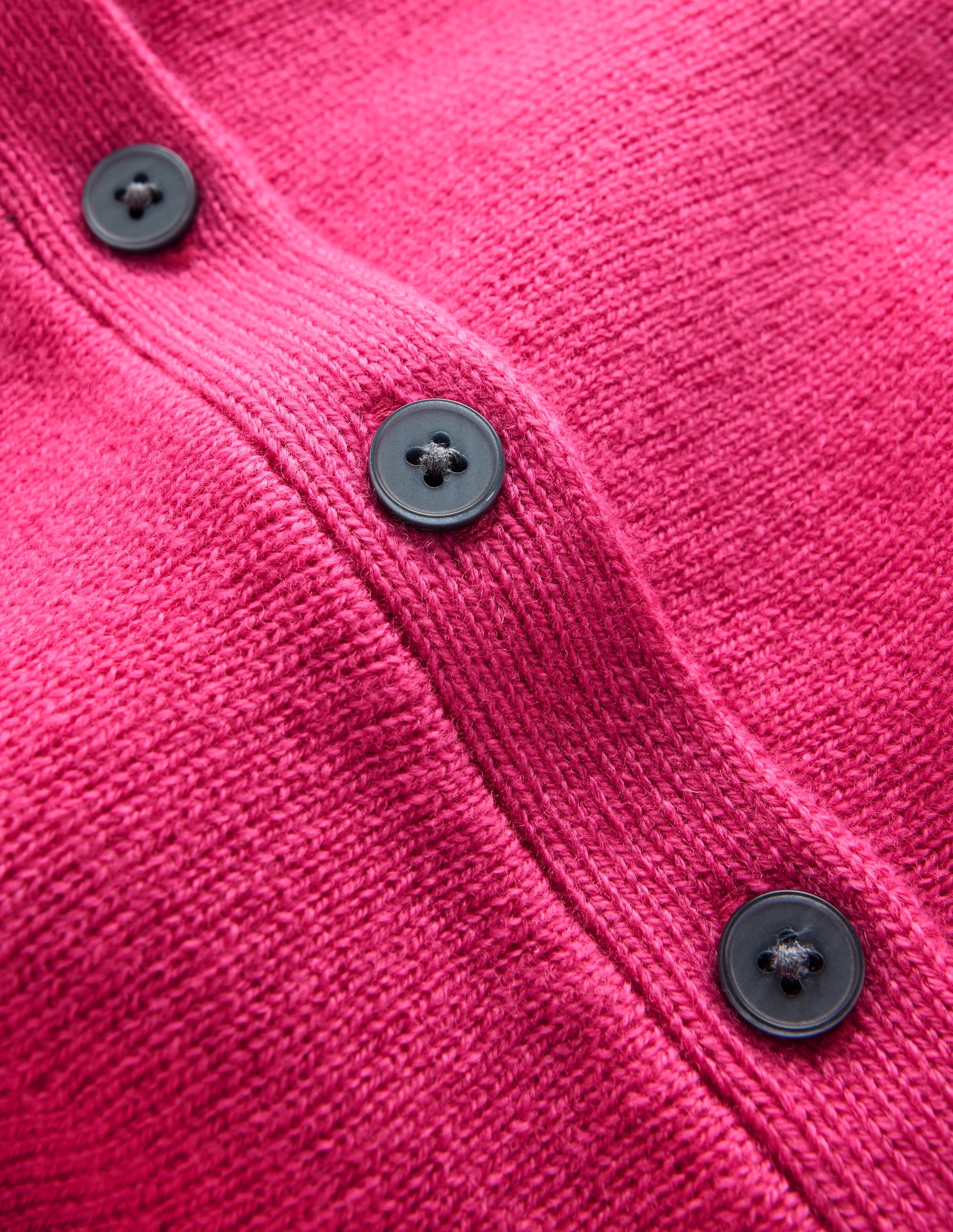 Fitted Wool Peplum Cardigan-Pink - Image 7