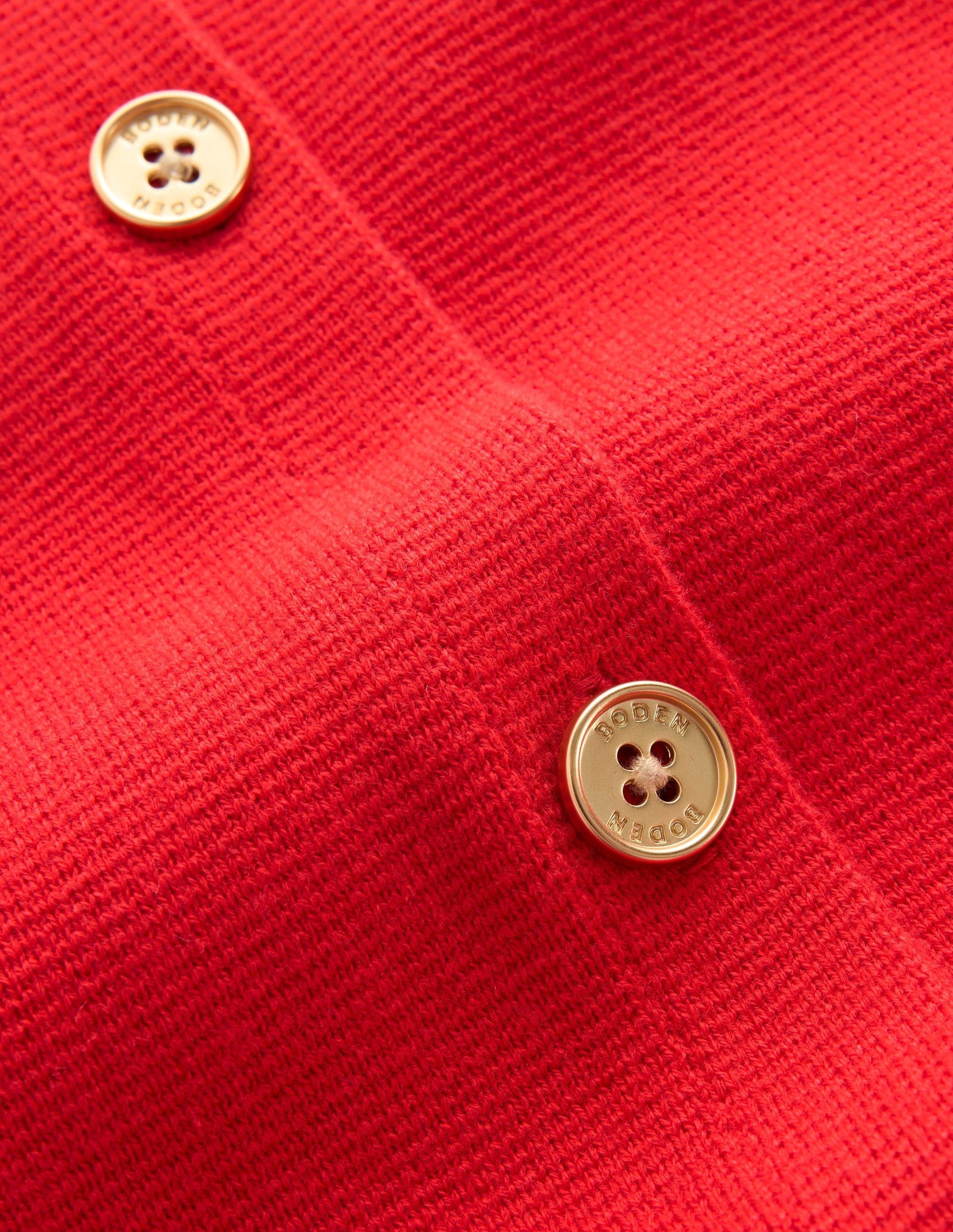 Crew Milano Knit Waistcoat-Poppy Red-9