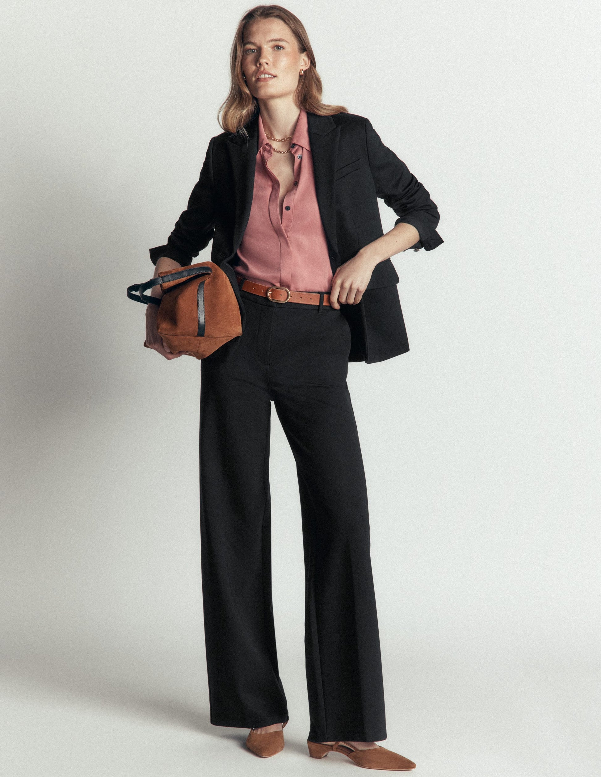 Belgravia Ponte Pants-Black-1