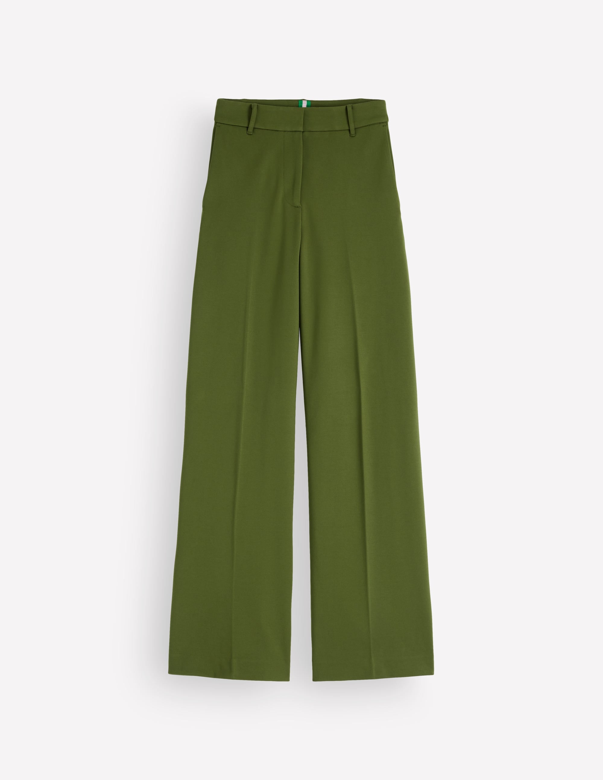 Belgravia Ponte Pants-Forest Green - Image 5